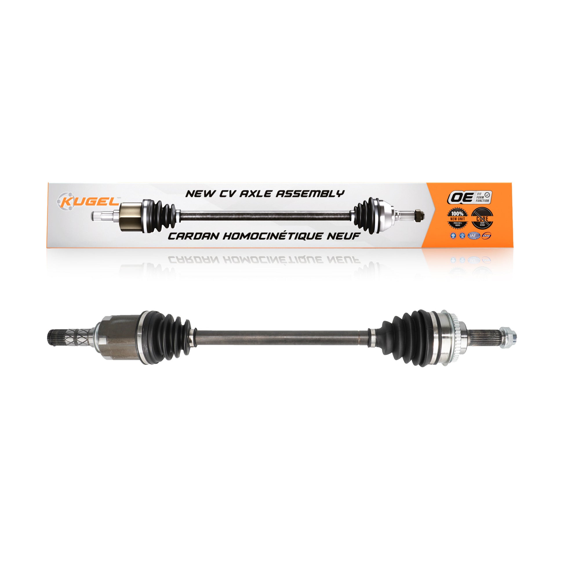 Kugel NCV-SB66503 CV Axle Shaft for 2003-2008 Subaru Impreza, Subaru Forester - Front Left, Front Right