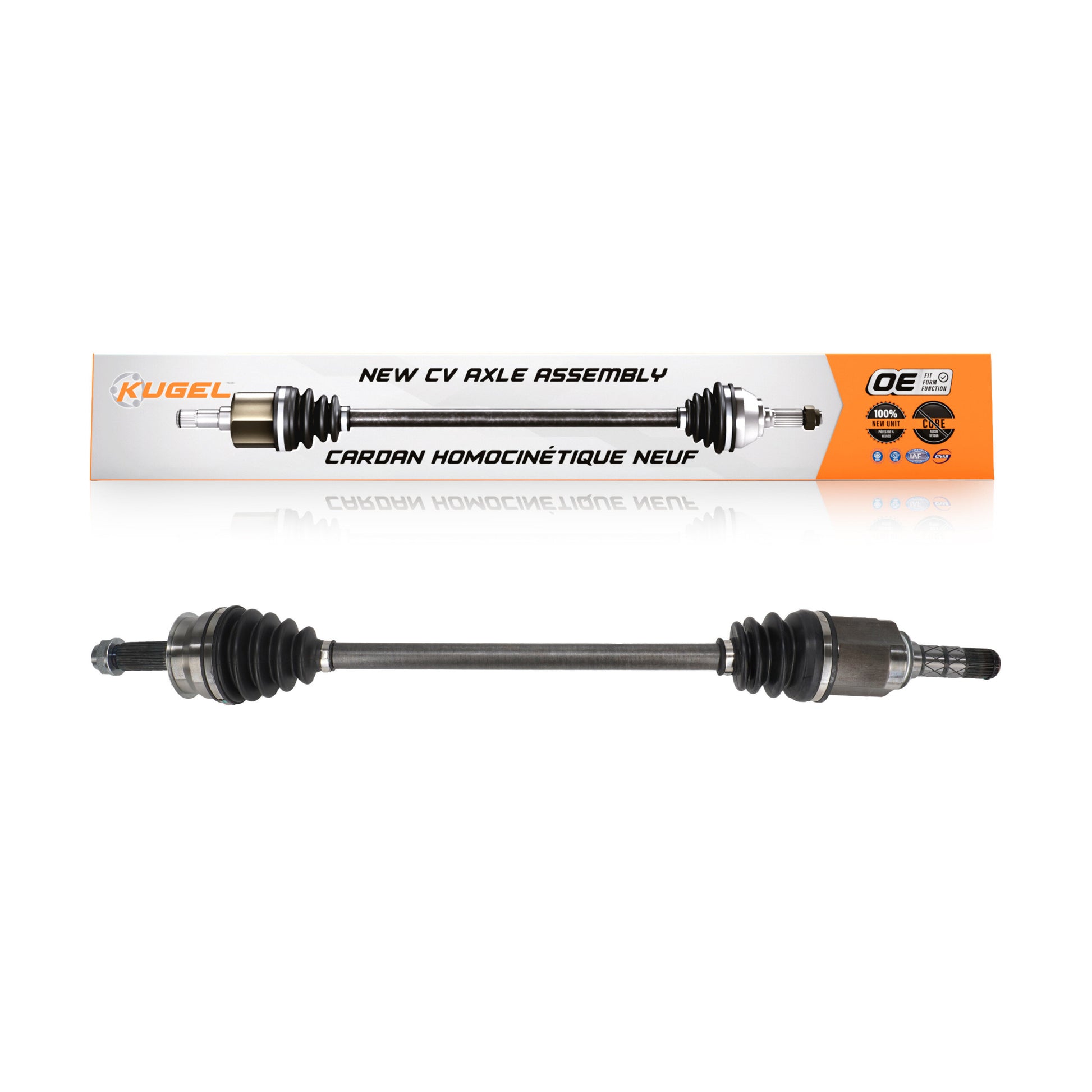Kugel NCV-SB66512 CV Axle Shaft for 2006-2014 Subaru Tribeca, Subaru B9 Tribeca - Front Right, Front Left