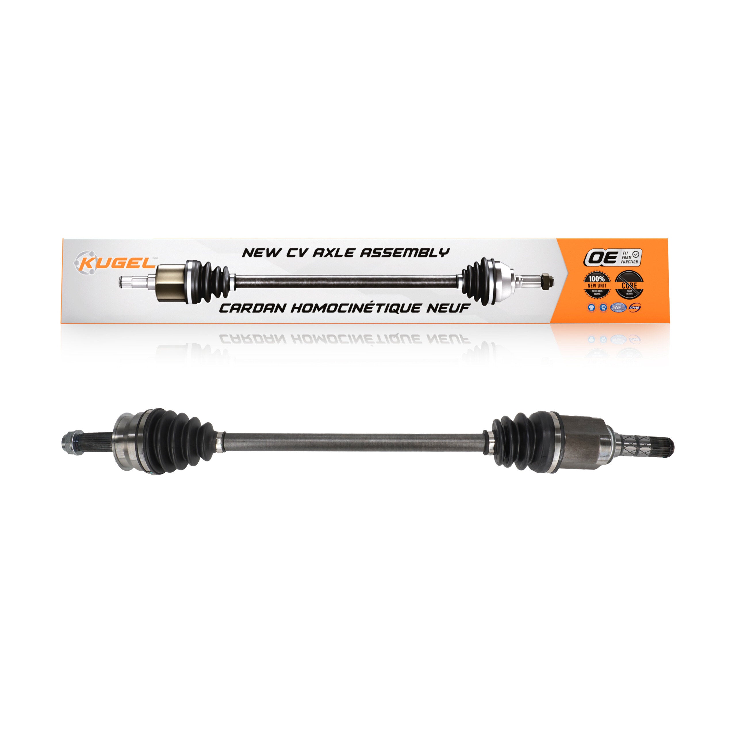 Kugel NCV-SB66512 CV Axle Shaft for 2006-2014 Subaru Tribeca, Subaru B9 Tribeca - Front Right, Front Left