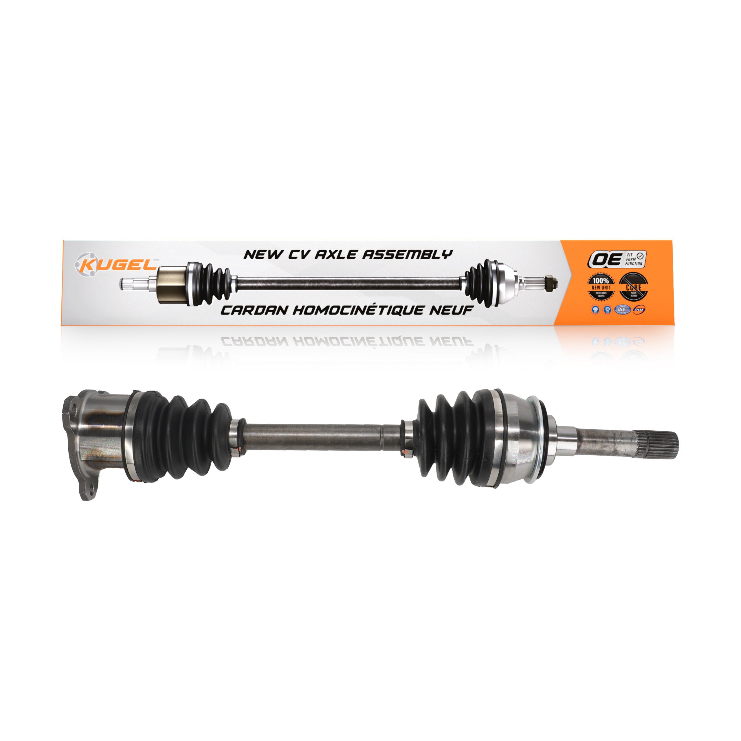 Kugel NCV-SK68031 CV Axle Shaft for 1996-2006 Suzuki XL-7, Chevrolet Tracker, Suzuki Grand Vitara - Front Left