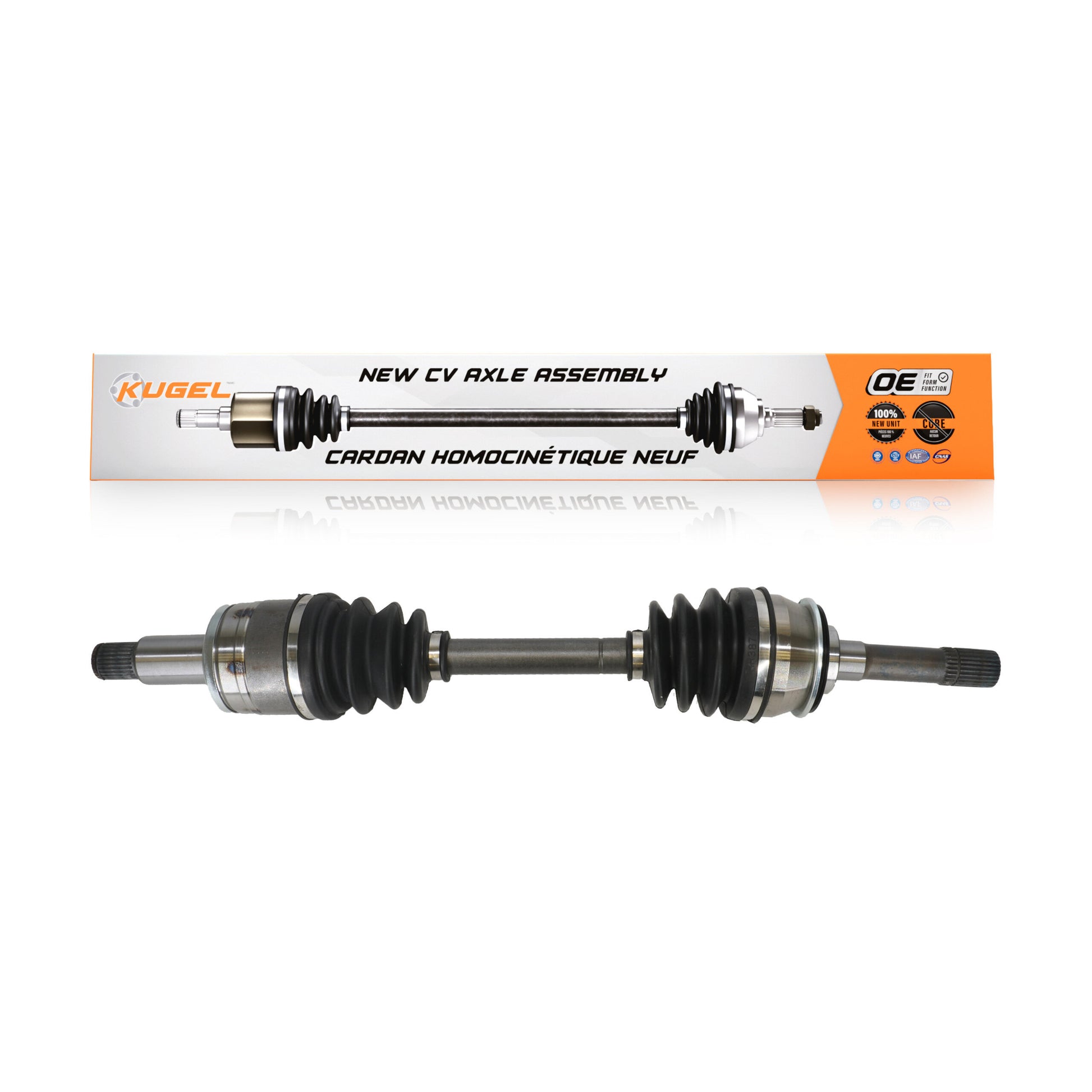 Kugel NCV-SK68032 CV Axle Shaft for 1999-2005 Suzuki XL-7, Chevrolet Tracker, Suzuki Grand Vitara - Front Right