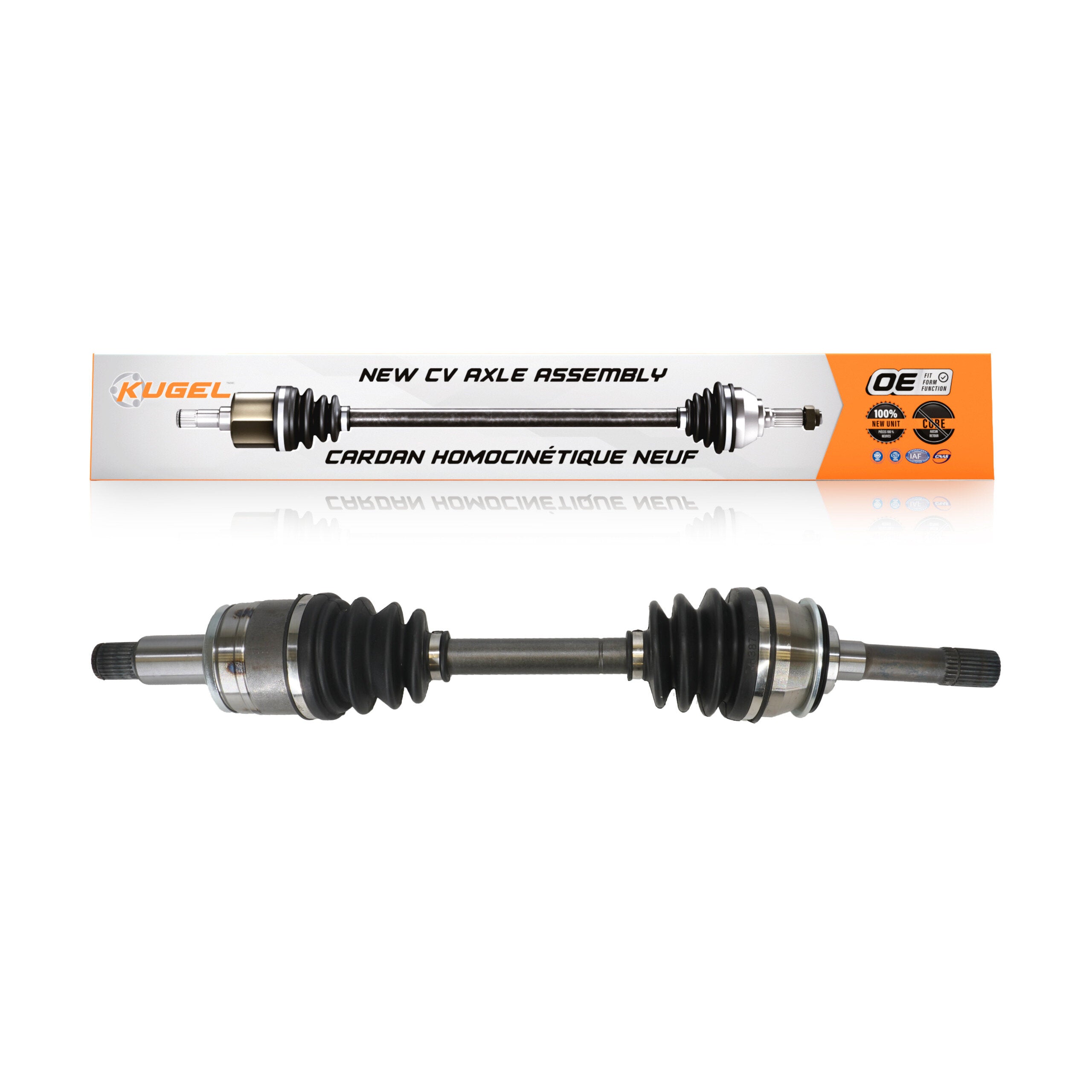 Kugel NCV-SK68032 CV Axle Shaft for 1999-2005 Suzuki XL-7, Chevrolet Tracker, Suzuki Grand Vitara - Front Right