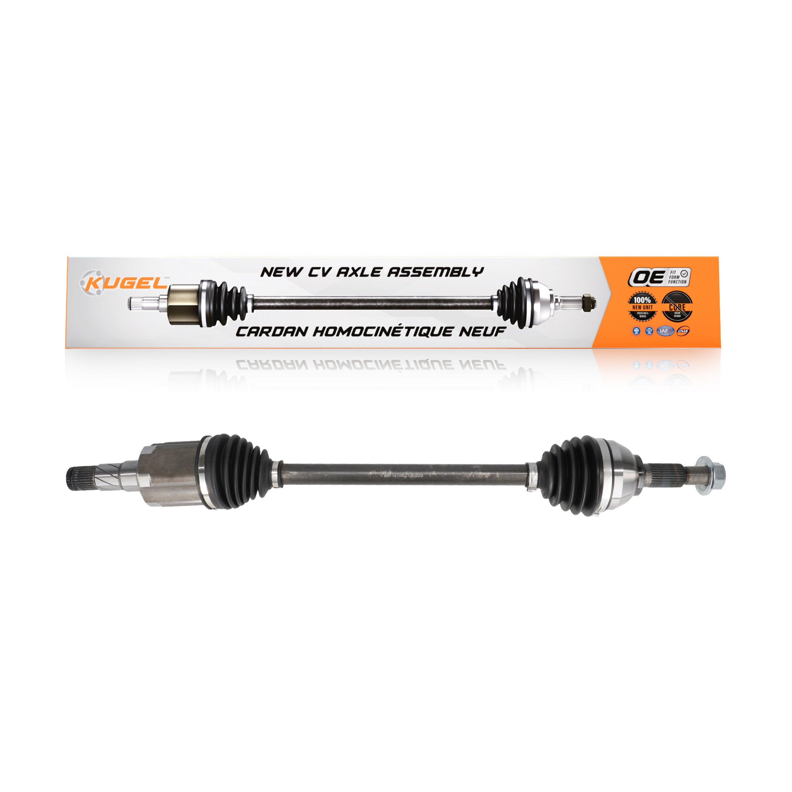 Kugel NCV-TL99031 CV Axle Shaft for 2017-2023 Tesla 3 - Front Right