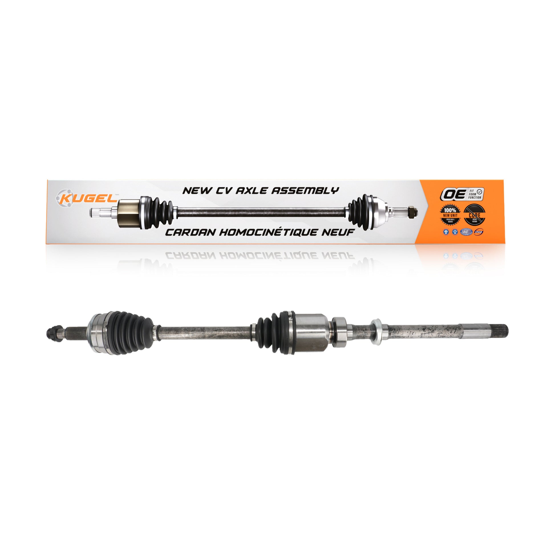 Kugel NCV-TO69009 CV Axle Shaft for 2006-2018 Toyota RAV4 - Front Right