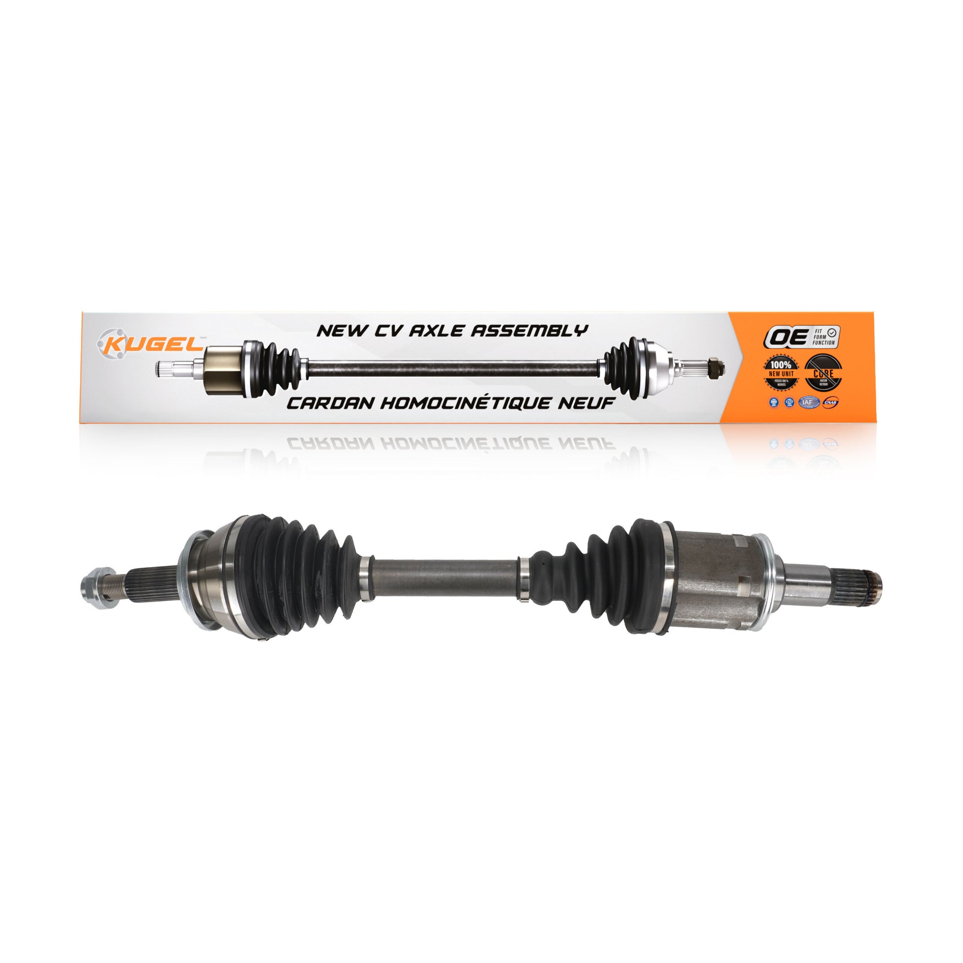 Kugel NCV-TO69010 CV Axle Shaft for 2006-2012 Toyota RAV4 - Front Left