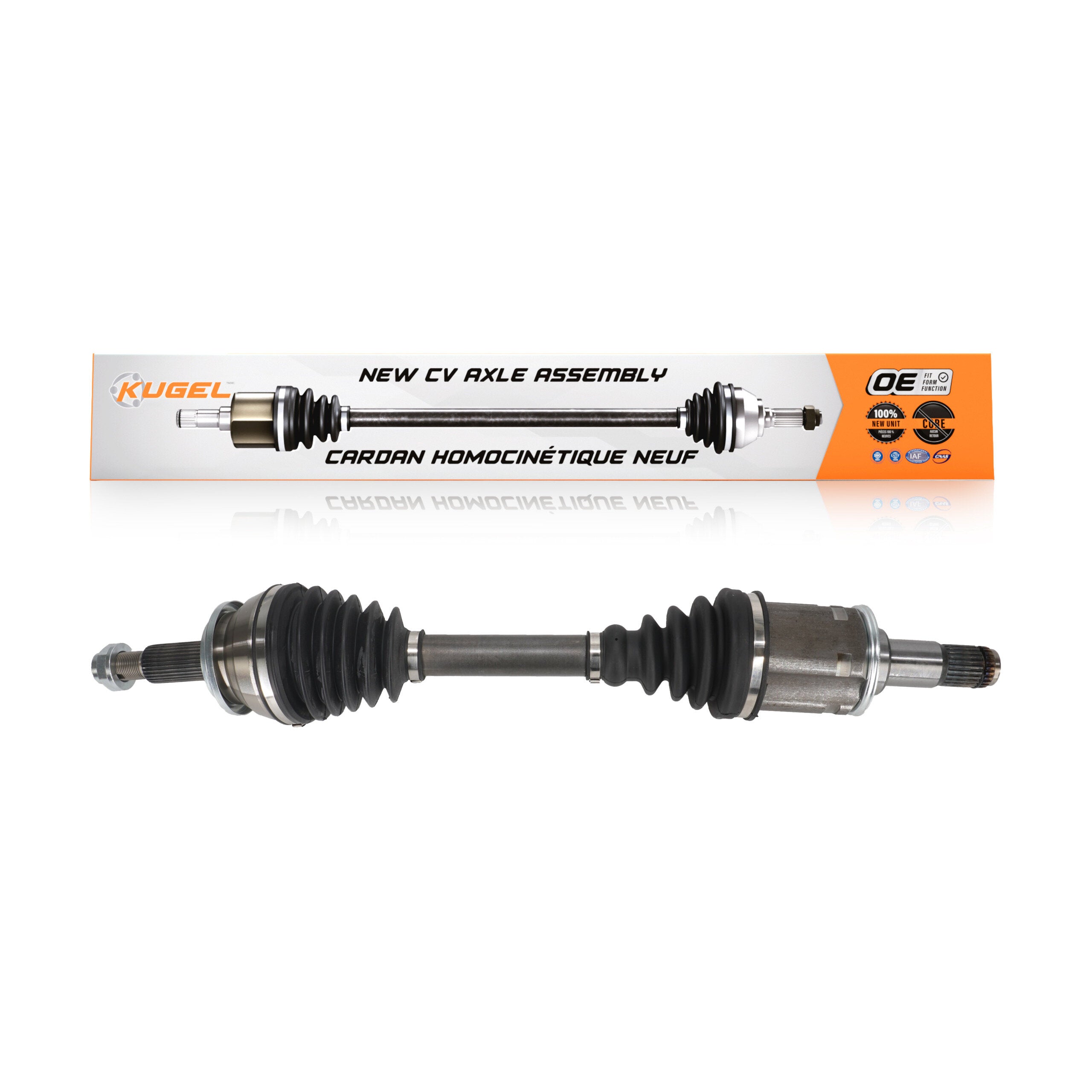 Kugel NCV-TO69010 CV Axle Shaft for 2006-2012 Toyota RAV4 - Front Left