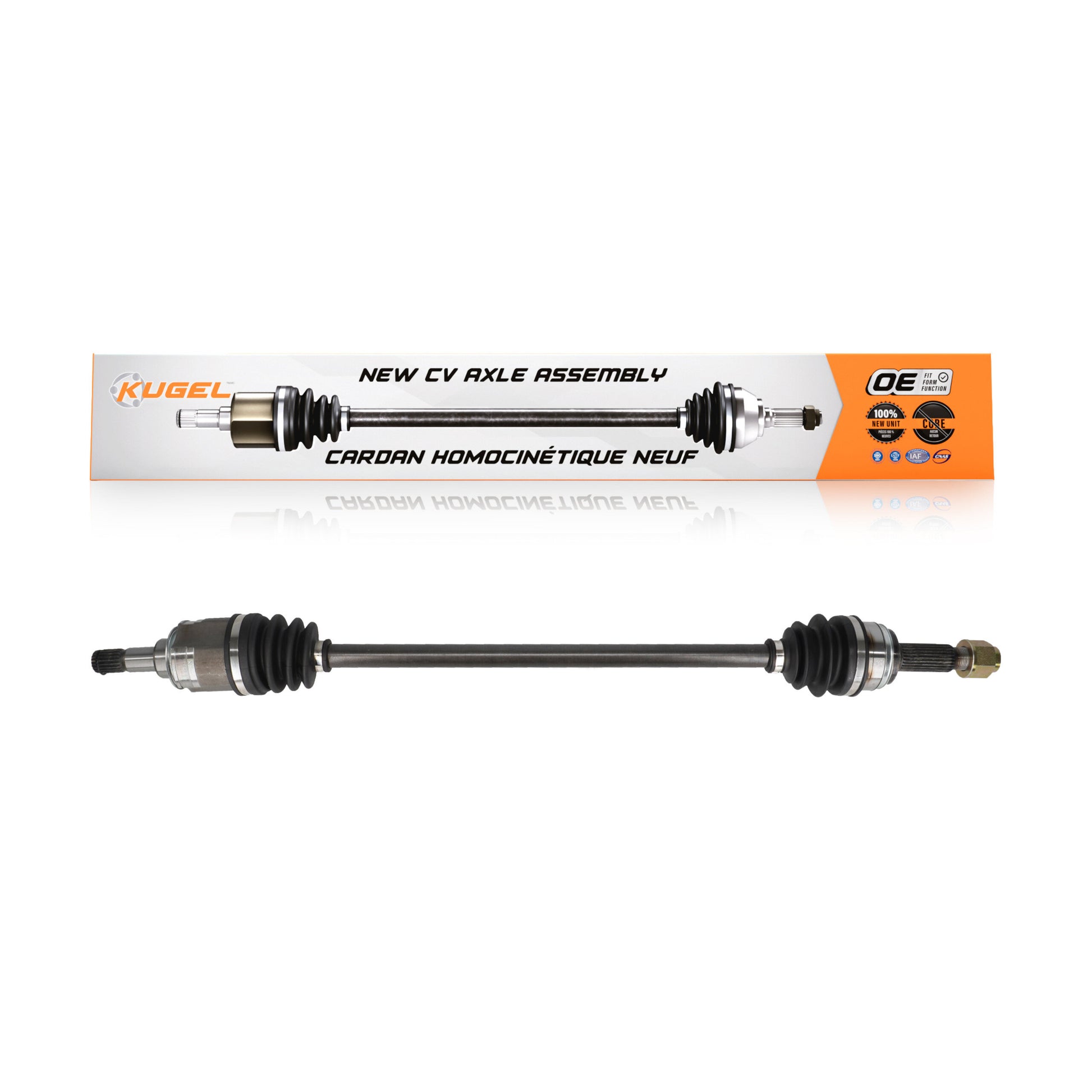 Kugel NCV-TO69019 CV Axle Shaft for 2006-2021 Lexus NX300, Toyota RAV4, Lexus NX200t - Rear Left, Rear Right