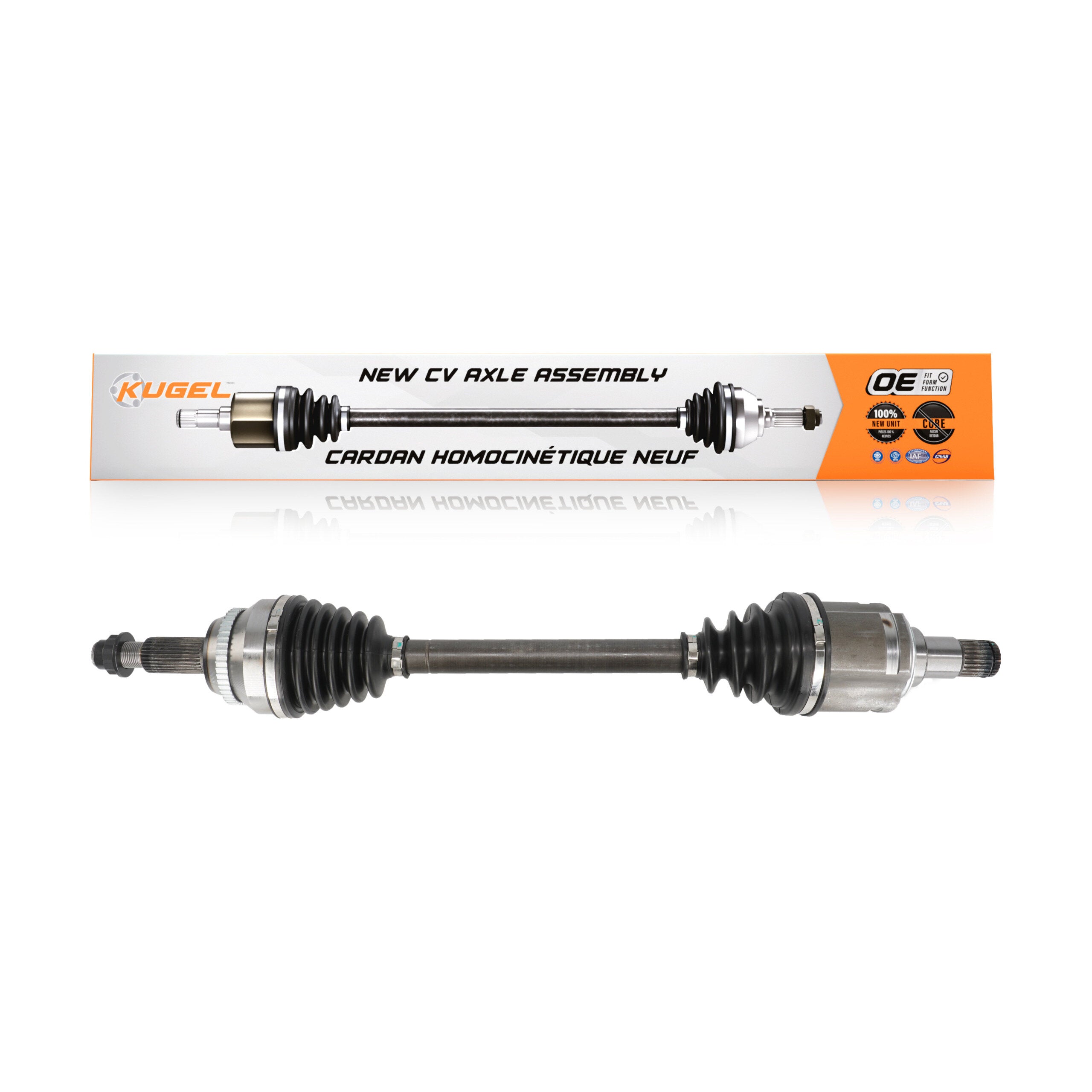 Kugel NCV-TO69055 CV Axle Shaft for 2011-2016 Toyota Sienna - Front Left