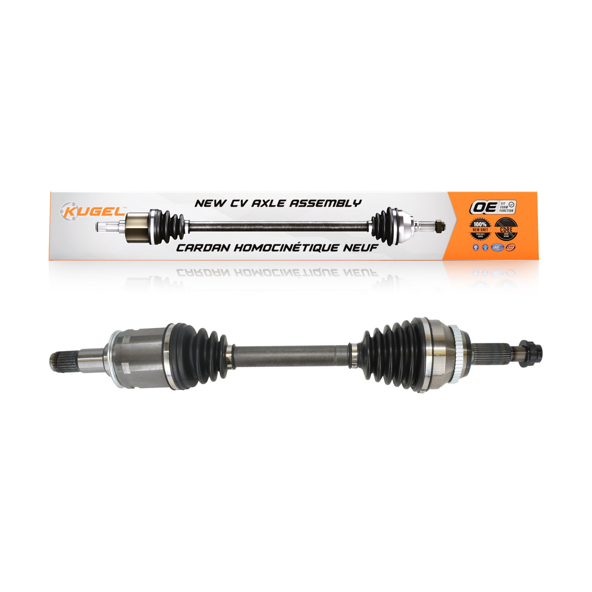Kugel NCV-TO69057 CV Axle Shaft for 2012-2018 Toyota Avalon, Toyota Camry - Front Left