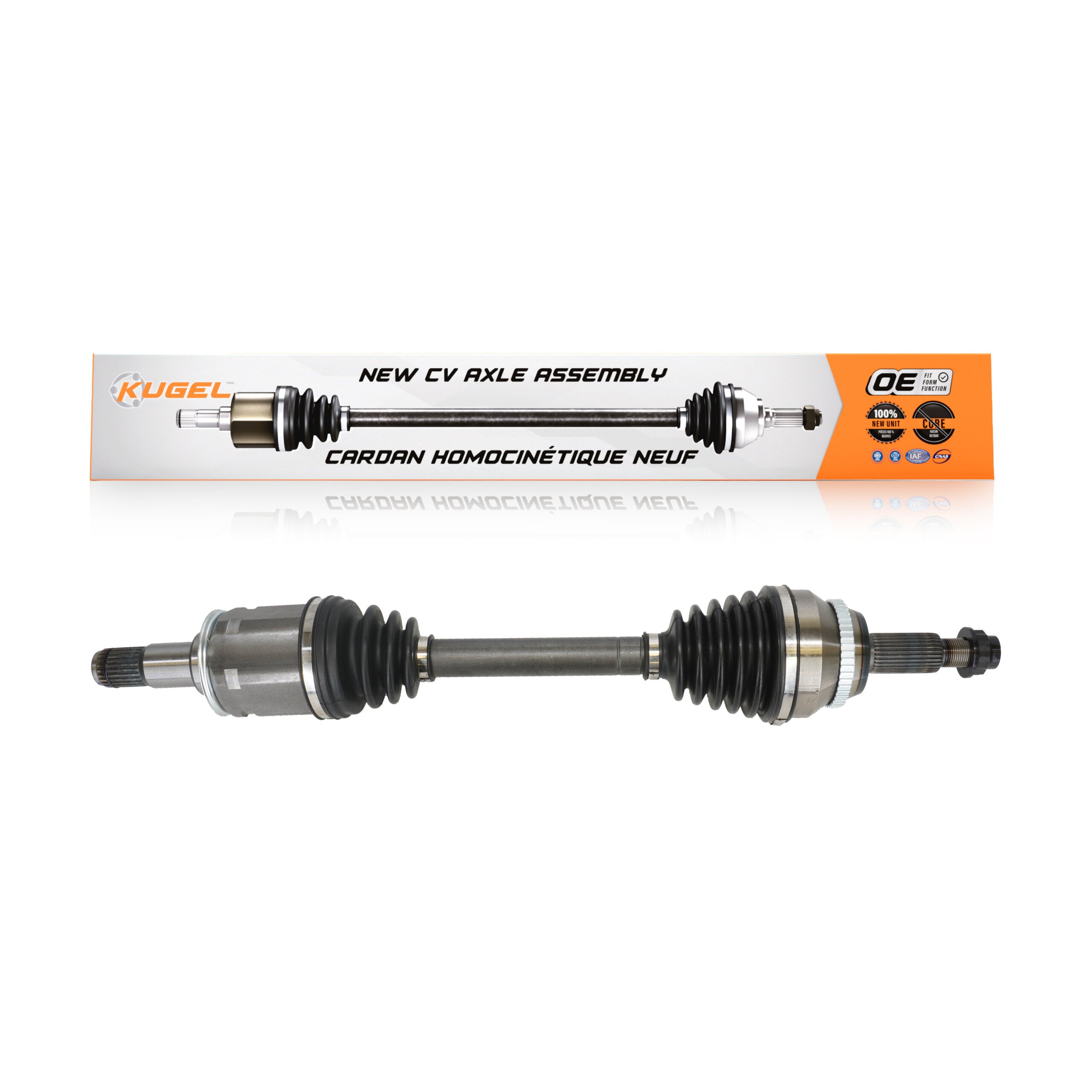 Kugel NCV-TO69057 CV Axle Shaft for 2012-2018 Toyota Avalon, Toyota Camry - Front Left