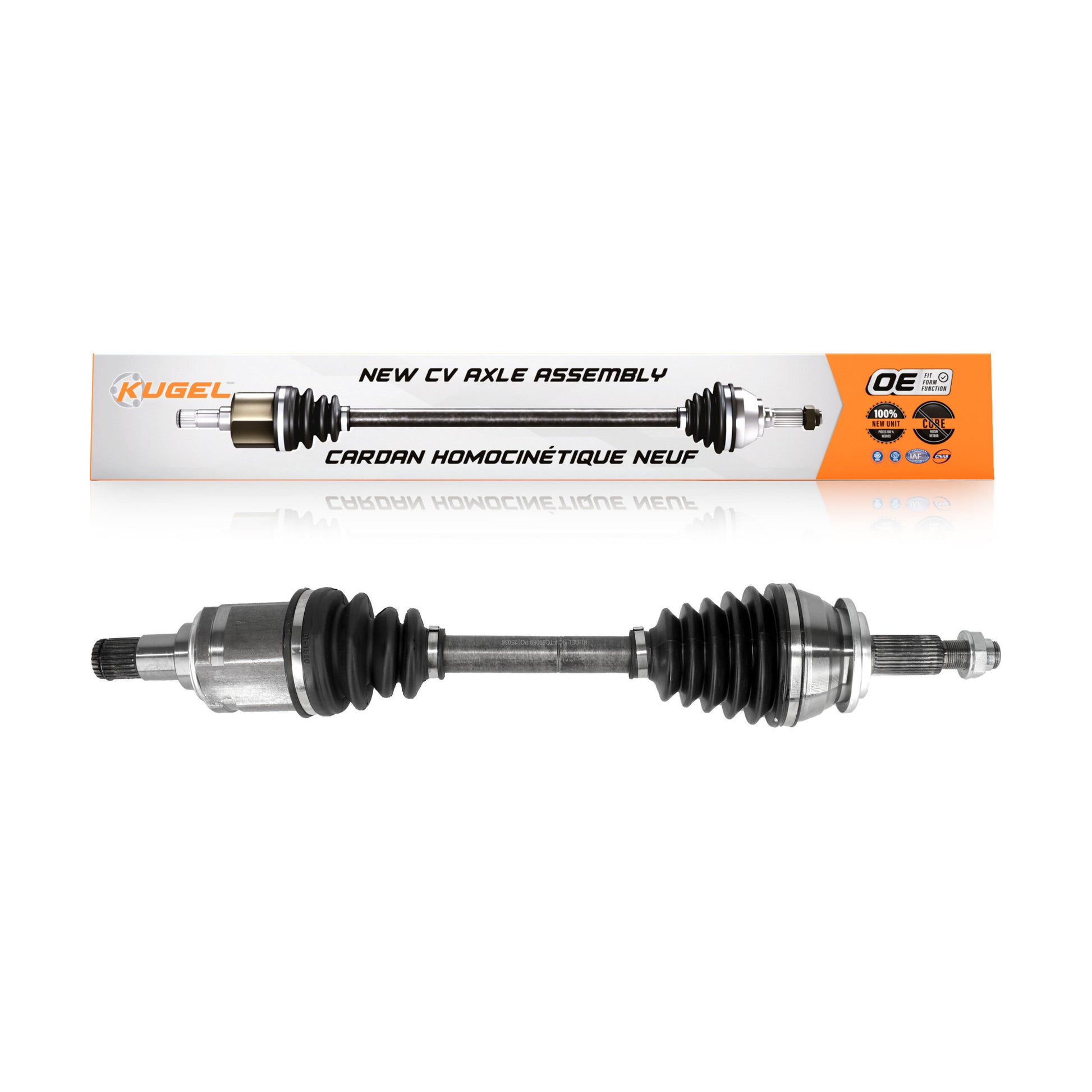 Kugel NCV-TO69069 CV Axle Shaft for 2011-2018 Toyota RAV4, Scion tC - Front Left