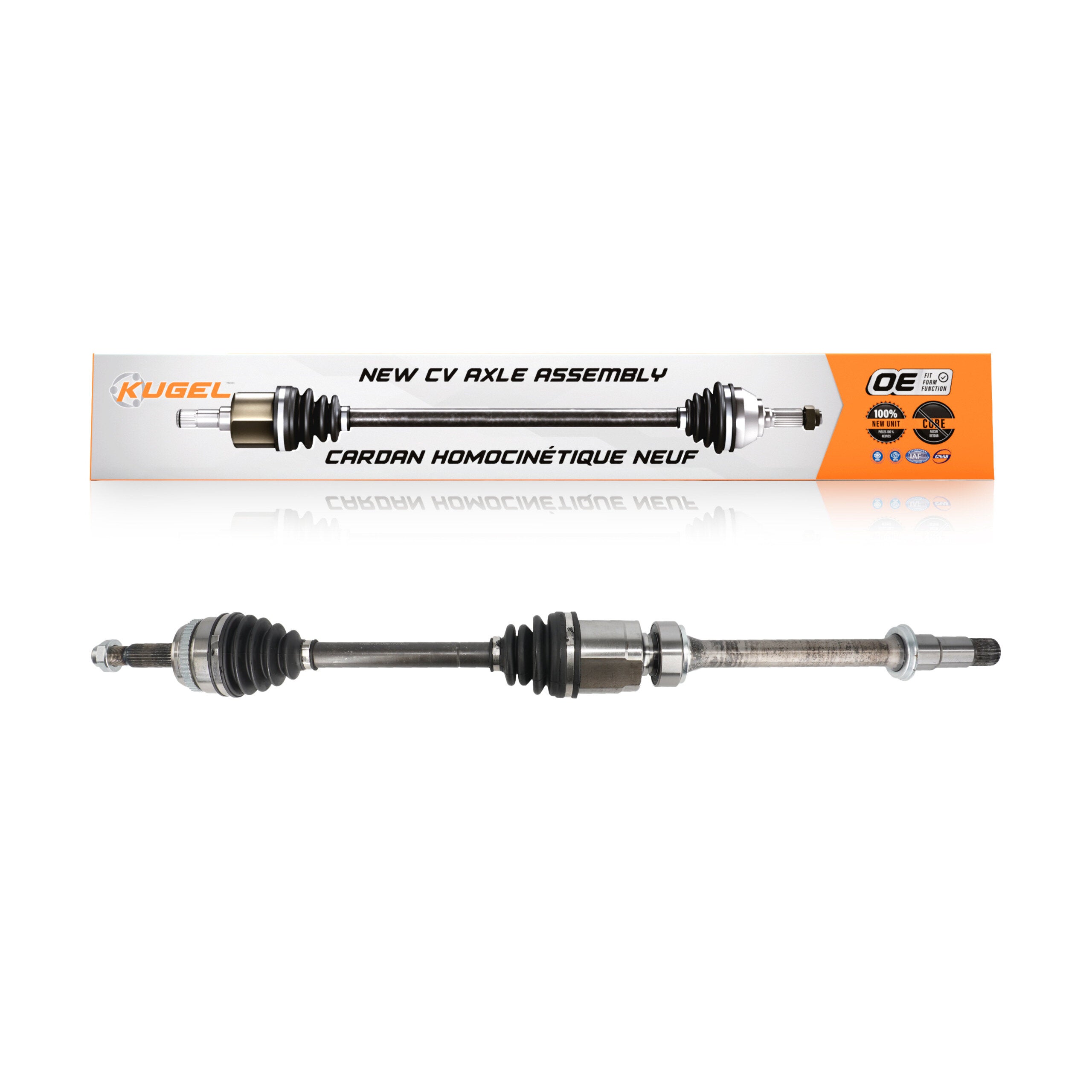 Kugel NCV-TO69077 CV Axle Shaft for 2012-2017 Toyota Camry - Front Right