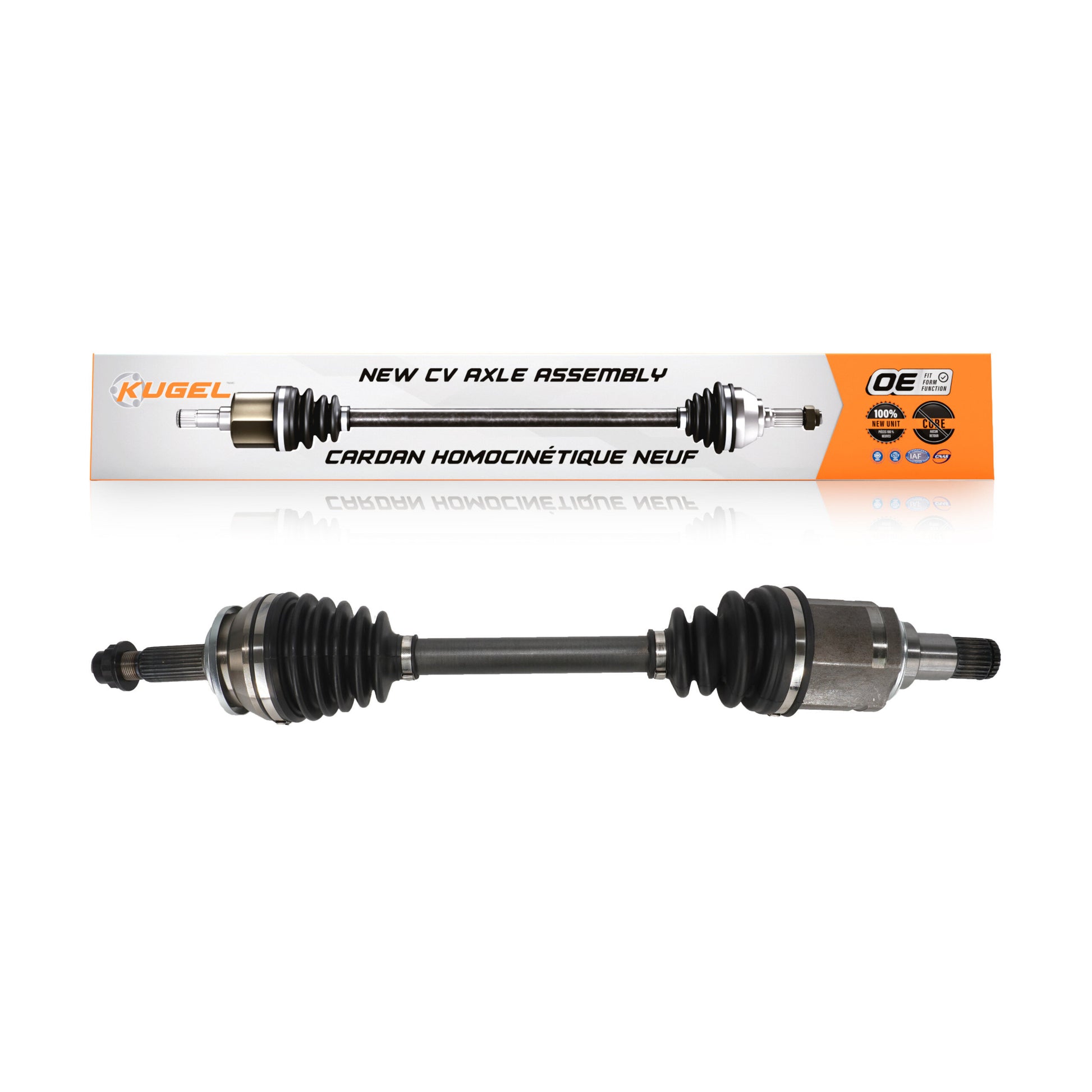 Kugel NCV-TO69093 CV Axle Shaft for 2016-2022 Toyota Corolla, Toyota Prius, Toyota Prius Prime - Front Left
