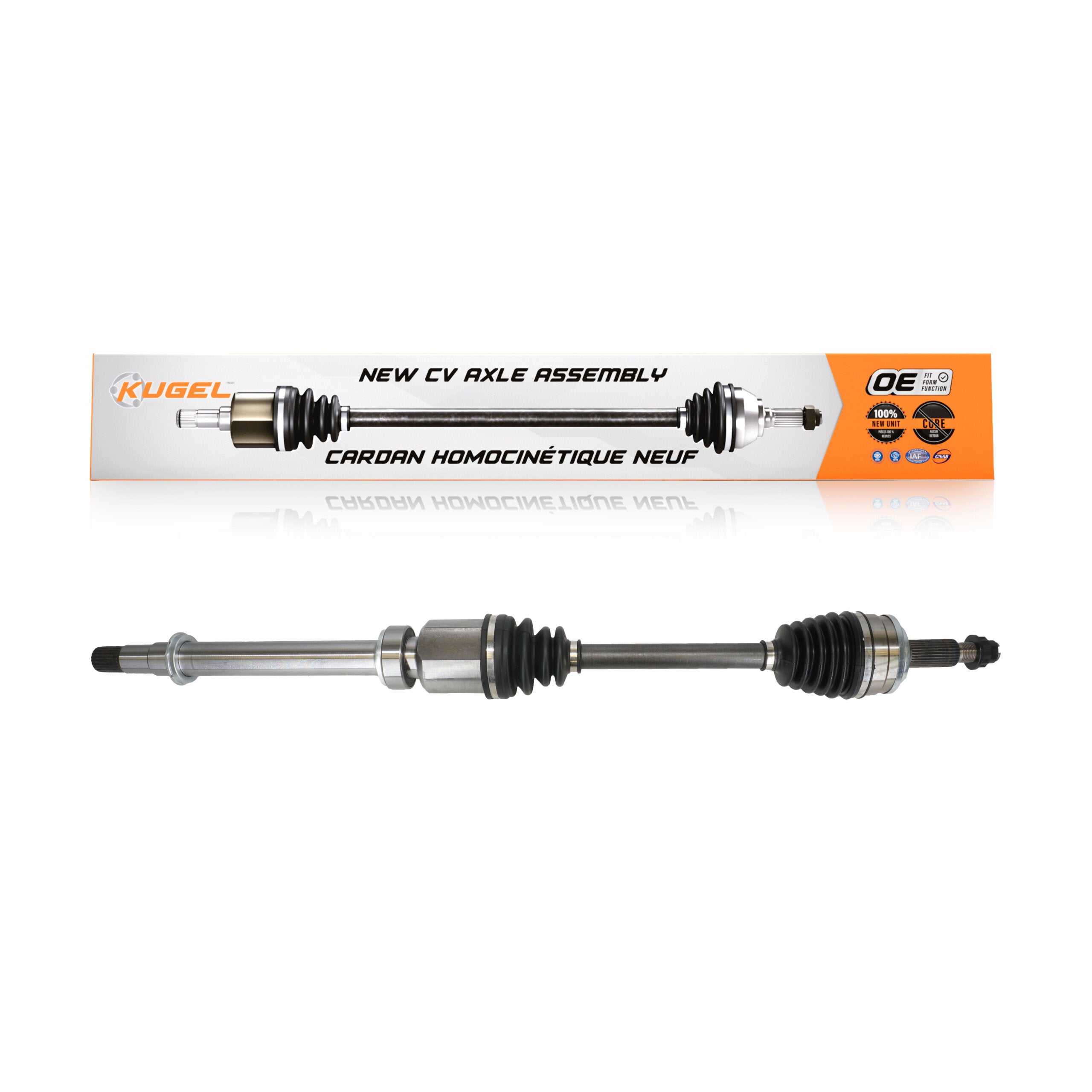 Kugel NCV-TO69106 CV Axle Shaft for 2013-2018 Toyota RAV4 - Front Right