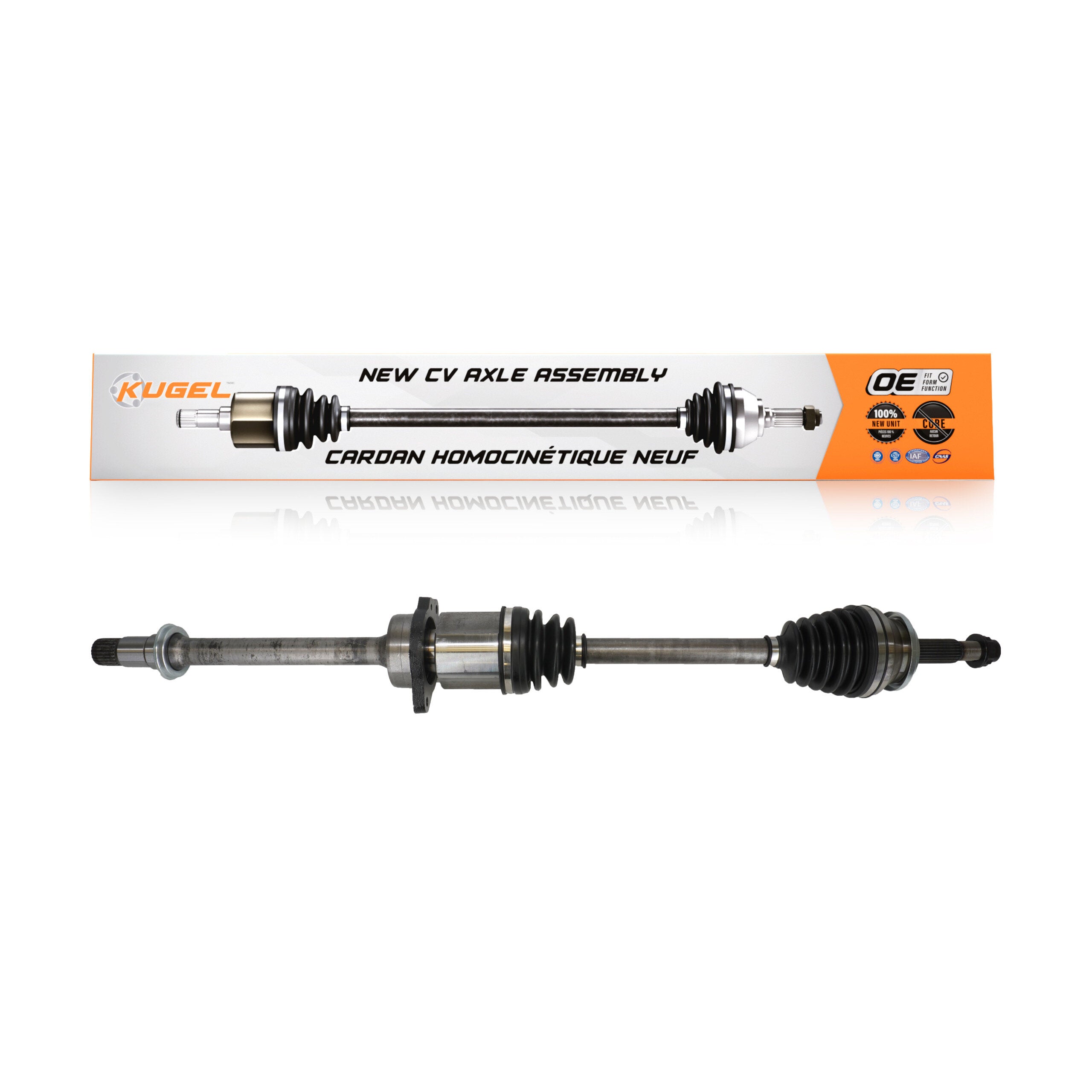 Kugel NCV-TO69112 CV Axle Shaft for 2006-2012 Toyota RAV4 - Front Right