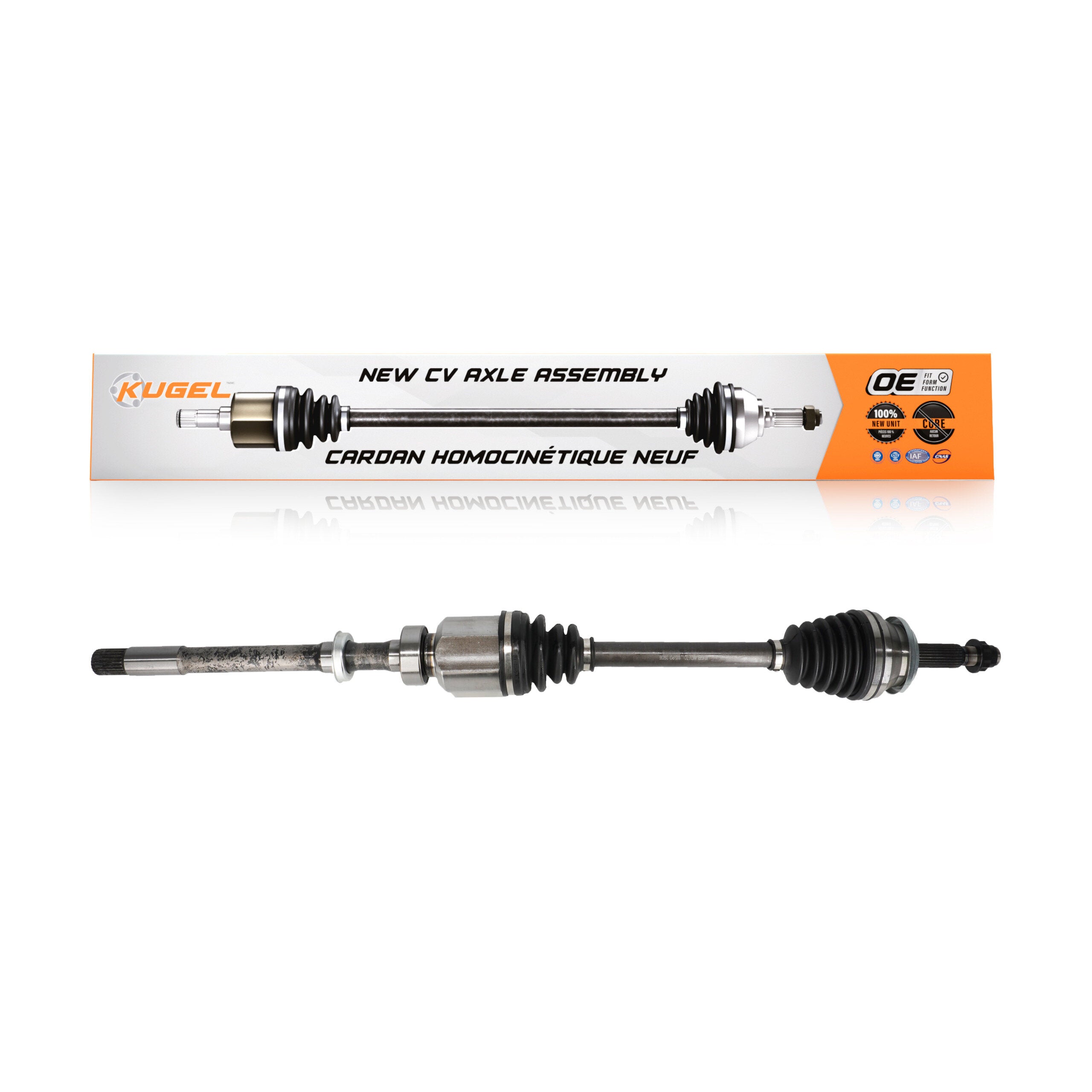 Kugel NCV-TO69115 CV Axle Shaft for 2006-2012 Toyota RAV4 - Front Right