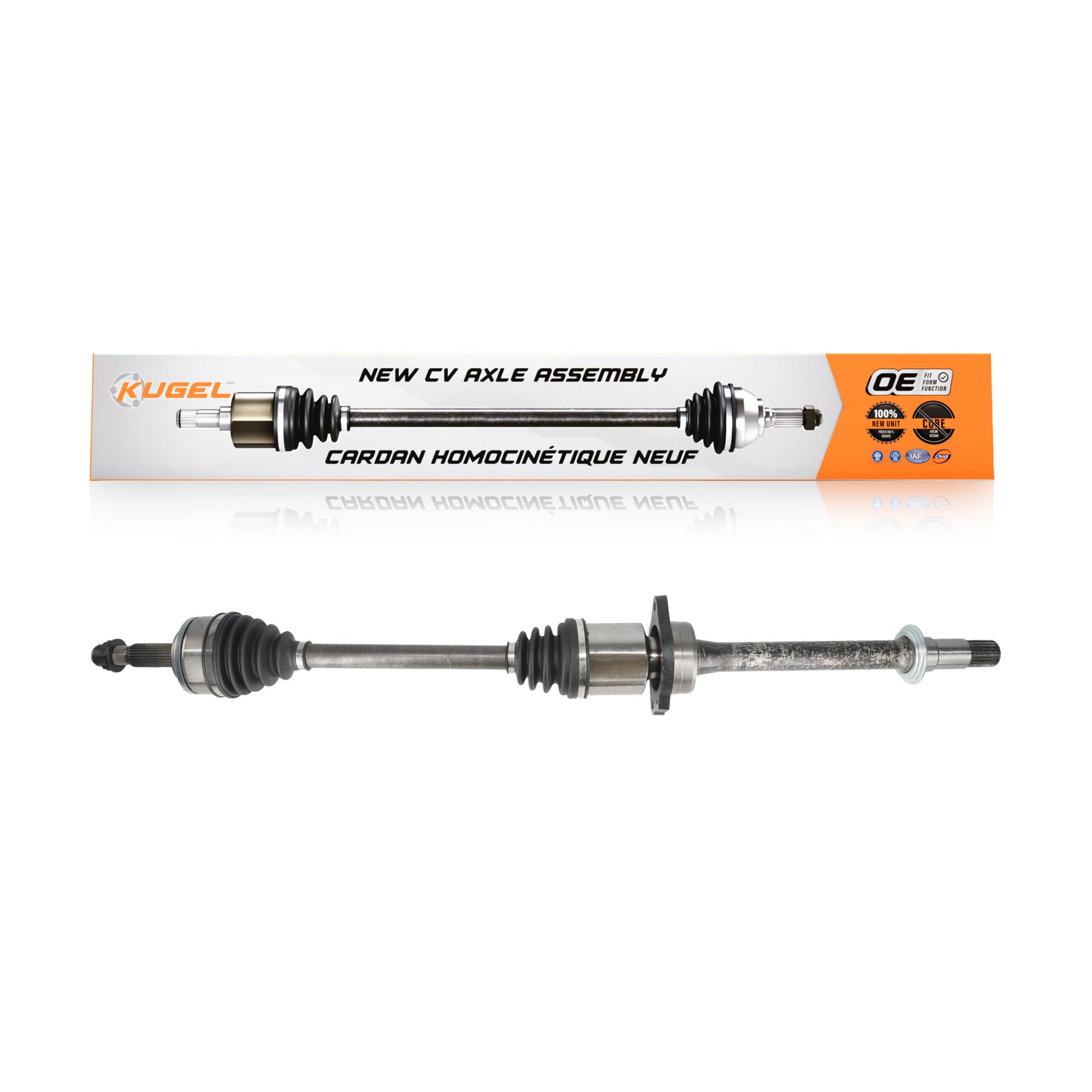 Kugel NCV-TO69132 CV Axle Shaft for 2018-2024 Toyota Camry, Toyota RAV4 - Front Right