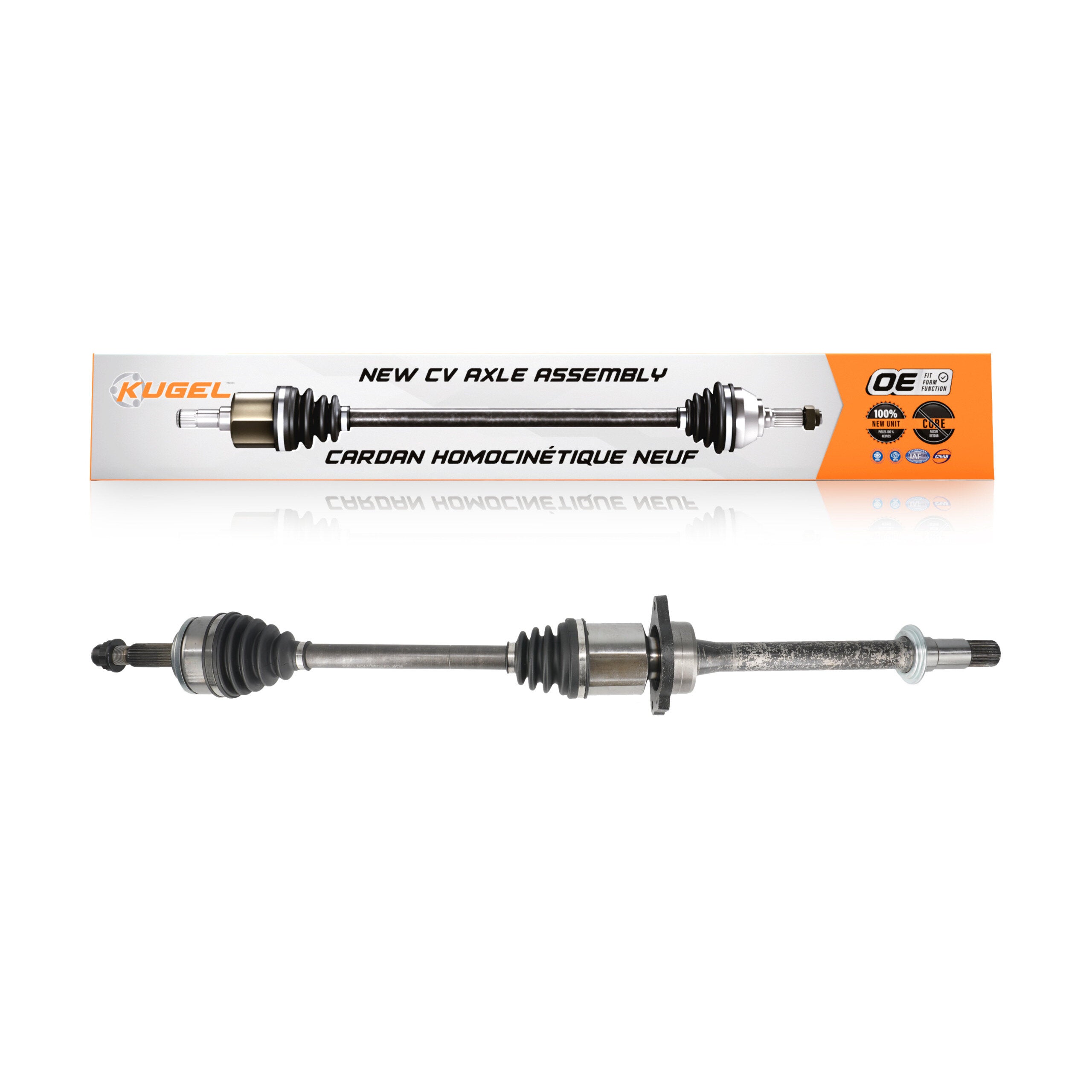 Kugel NCV-TO69132 CV Axle Shaft for 2018-2024 Toyota Camry, Toyota RAV4 - Front Right
