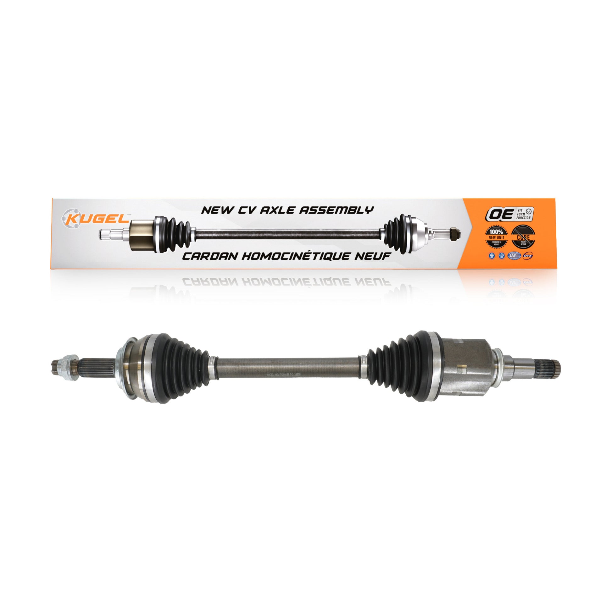 Kugel NCV-TO69135 CV Axle Shaft for 2016-2018 Toyota Corolla iM, Scion iM - Front Left