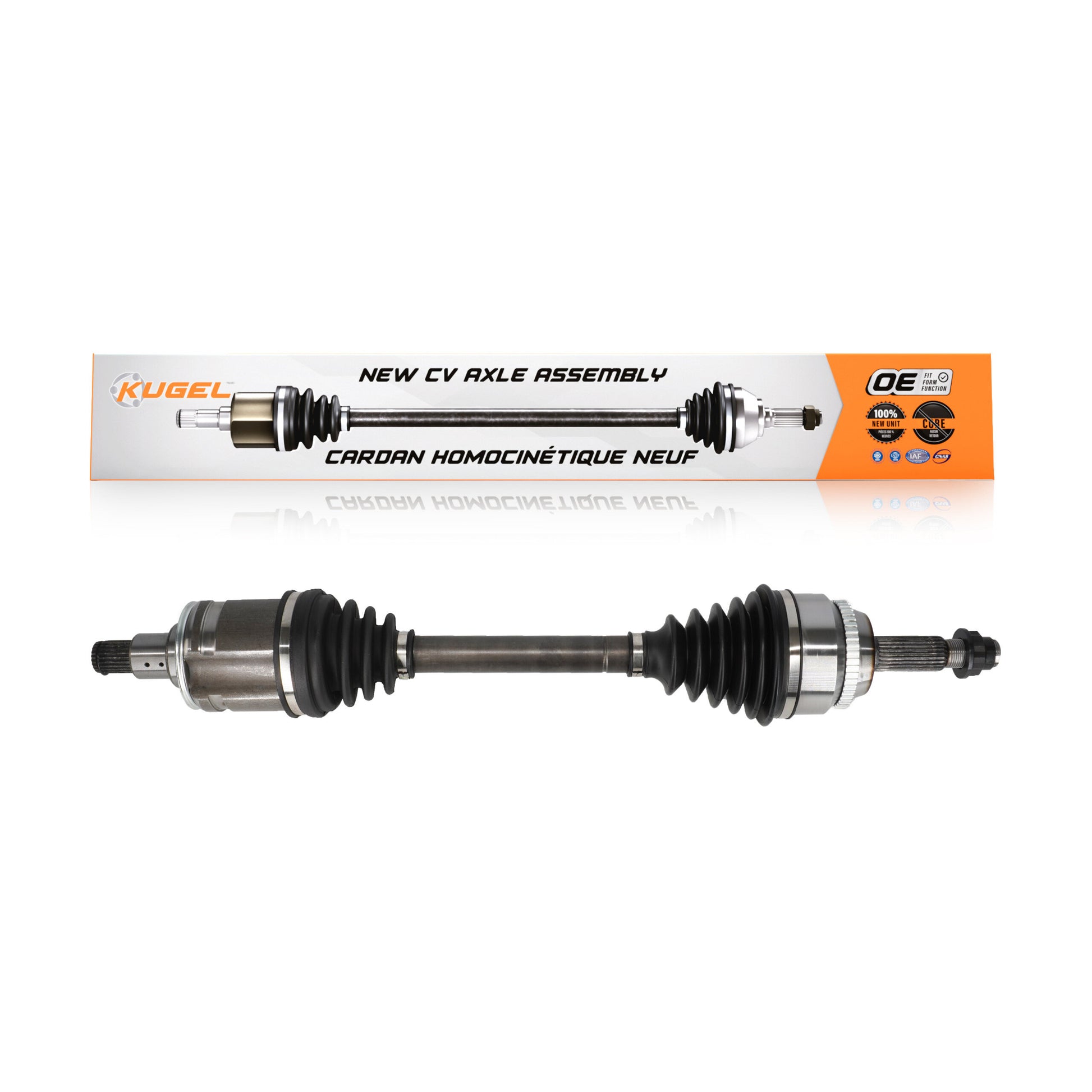 Kugel NCV-TO69168 CV Axle Shaft for 2008-2013 Toyota Highlander - Front Left