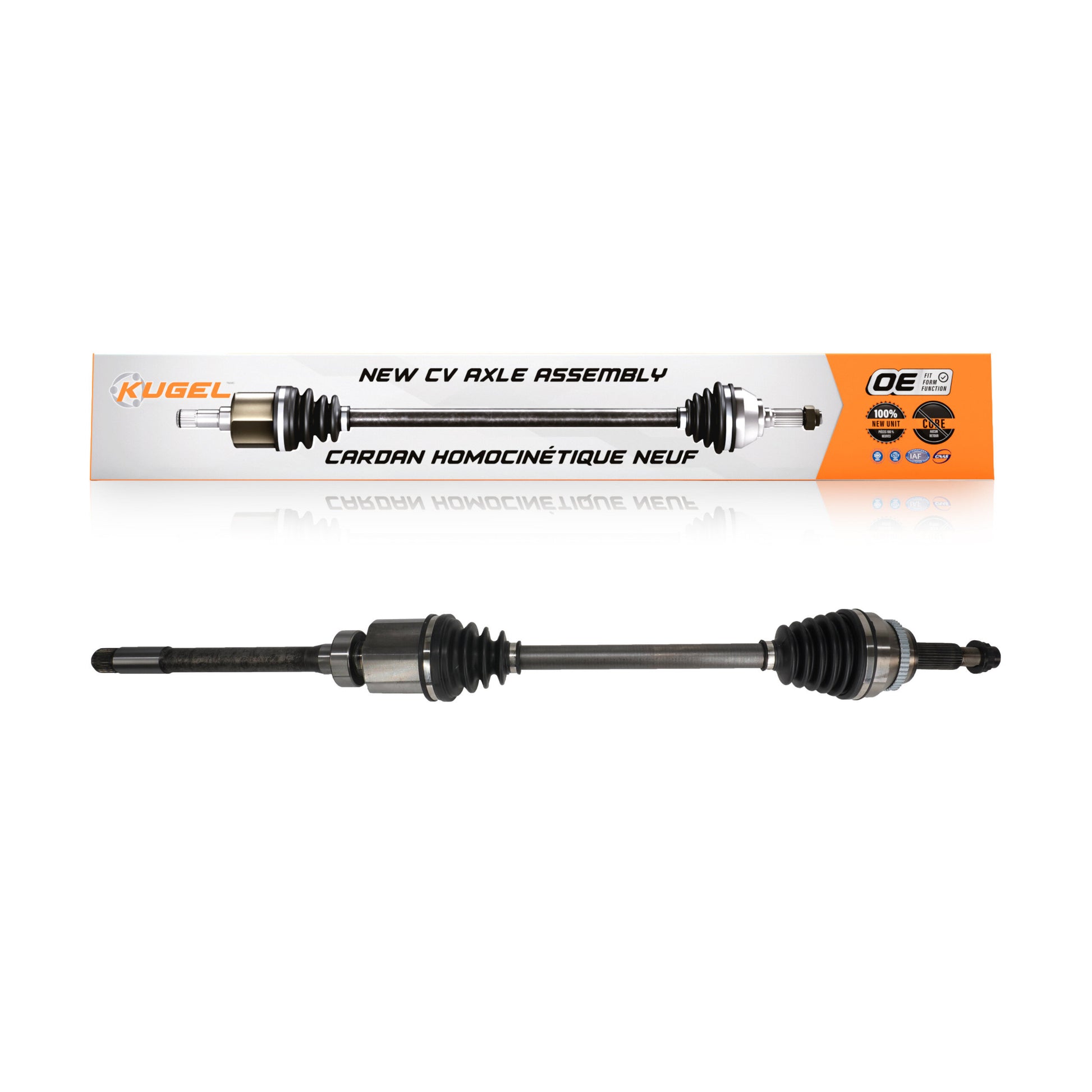 Kugel NCV-TO69183 CV Axle Shaft for 2011-2020 Toyota Sienna - Front Right