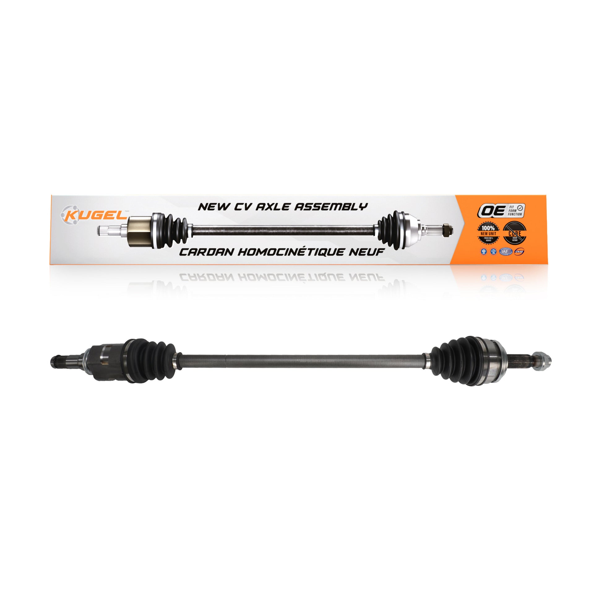Kugel NCV-TO69192 CV Axle Shaft for 2020-2022 Toyota Corolla - Front Right