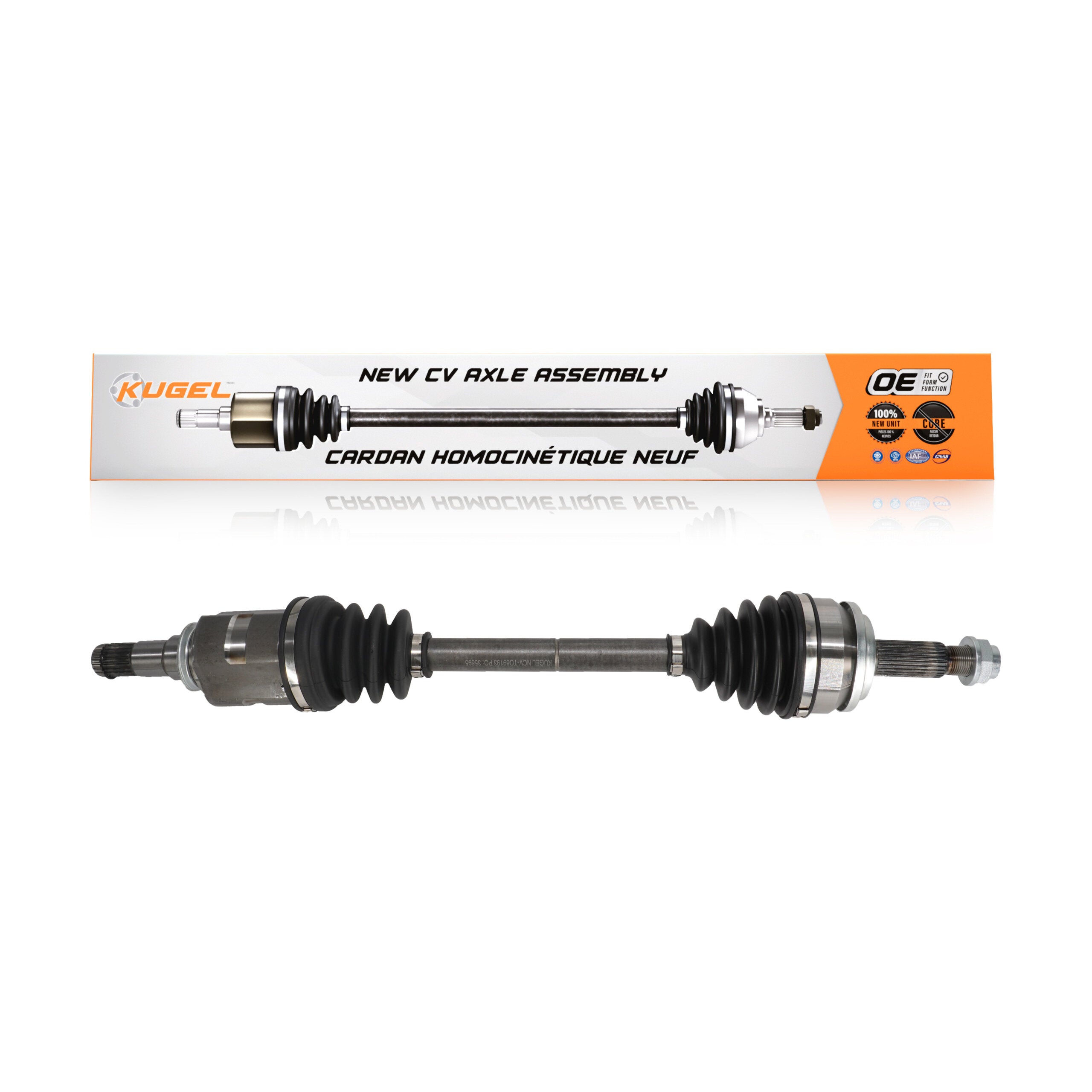 Kugel NCV-TO69193 CV Axle Shaft for 2020-2022 Toyota Corolla - Front Left