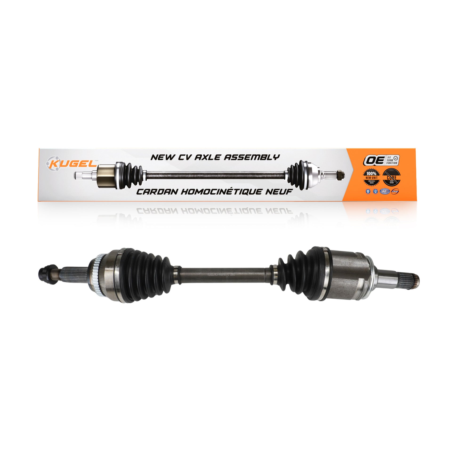 Kugel NCV-TO69195 CV Axle Shaft for 2017-2019 Toyota Highlander - Front Left