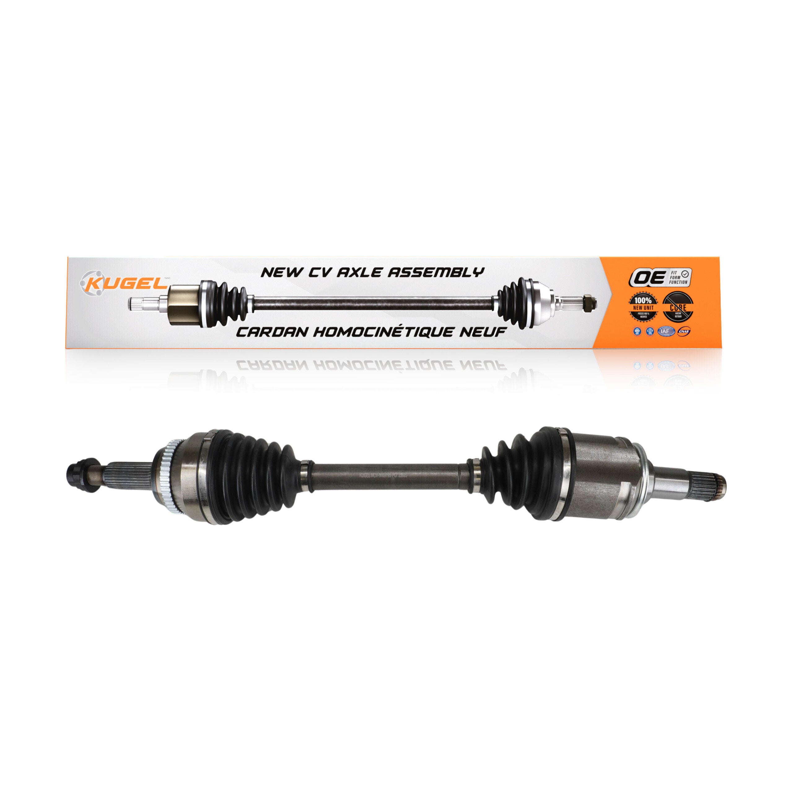 Kugel NCV-TO69195 CV Axle Shaft for 2017-2019 Toyota Highlander - Front Left