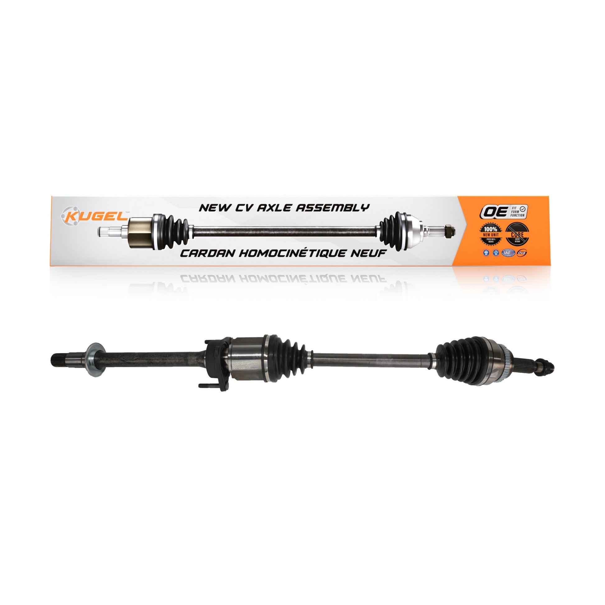 Kugel NCV-TO69197 CV Axle Shaft for 2017-2020 Toyota Sienna - Front Right
