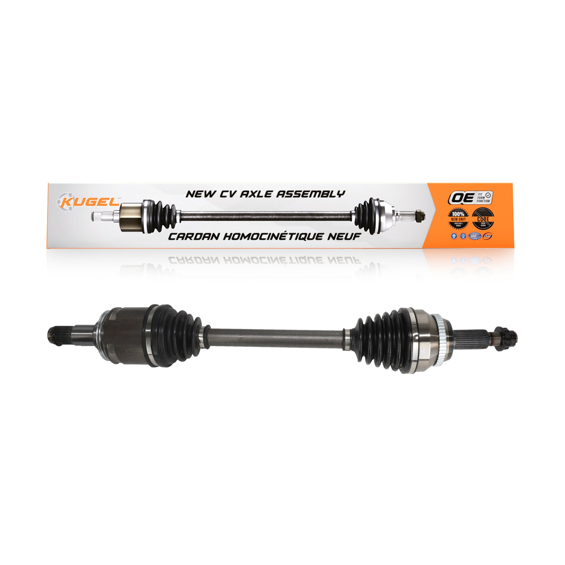 Kugel NCV-TO69198 CV Axle Shaft for 2017-2020 Toyota Sienna - Front Left