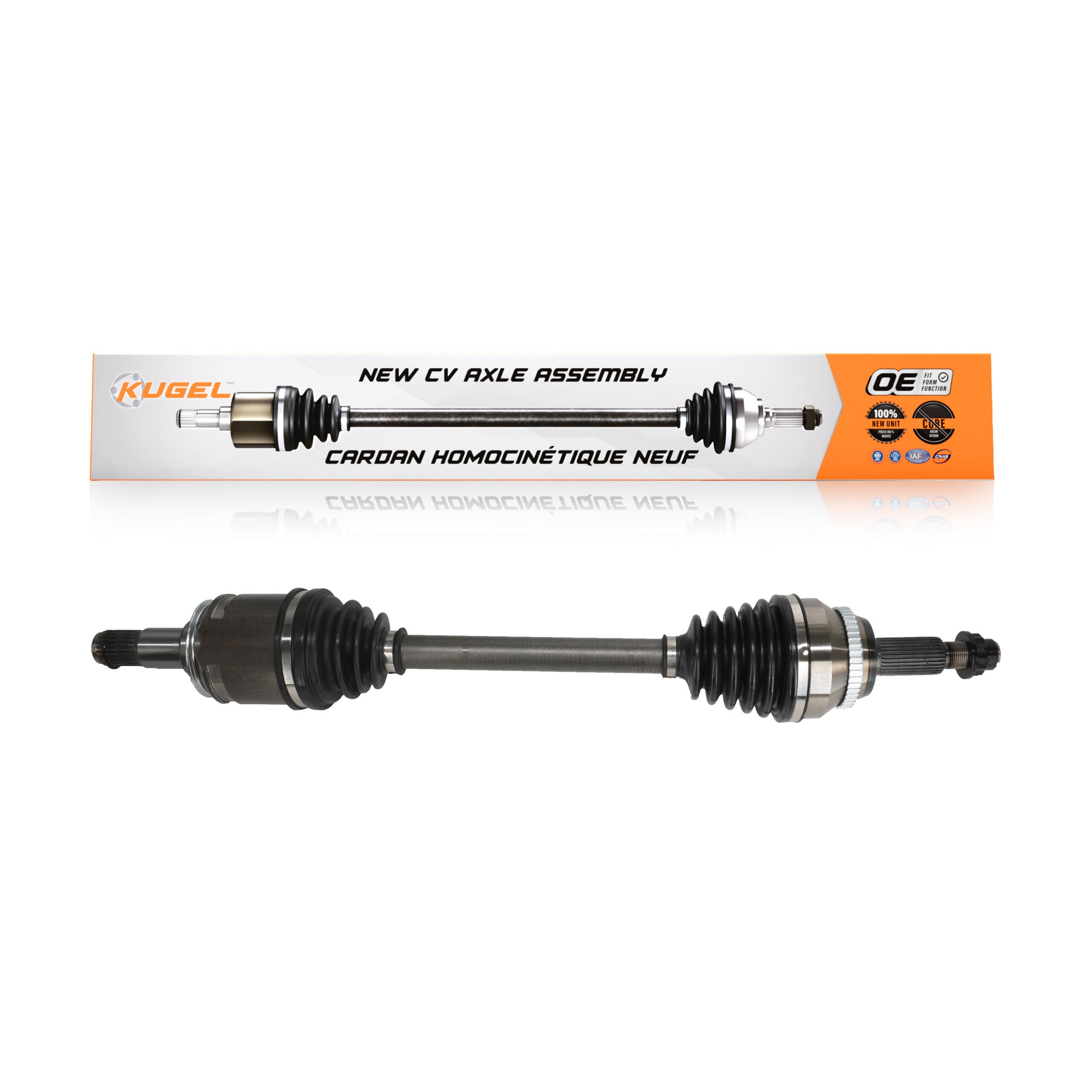 Kugel NCV-TO69198 CV Axle Shaft for 2017-2020 Toyota Sienna - Front Left