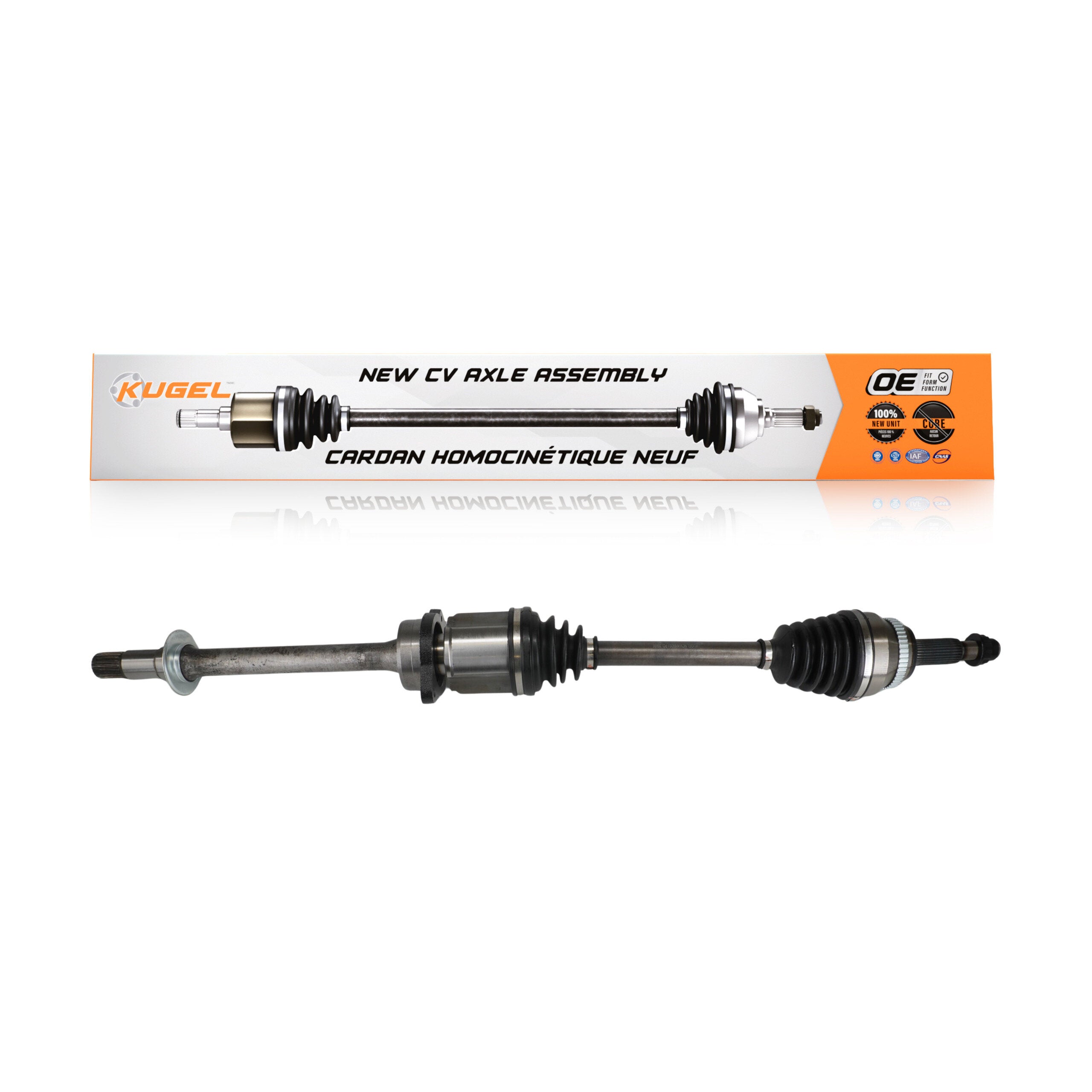 Kugel NCV-TO69251 CV Axle Shaft for 2017-2019 Toyota Highlander - Front Right