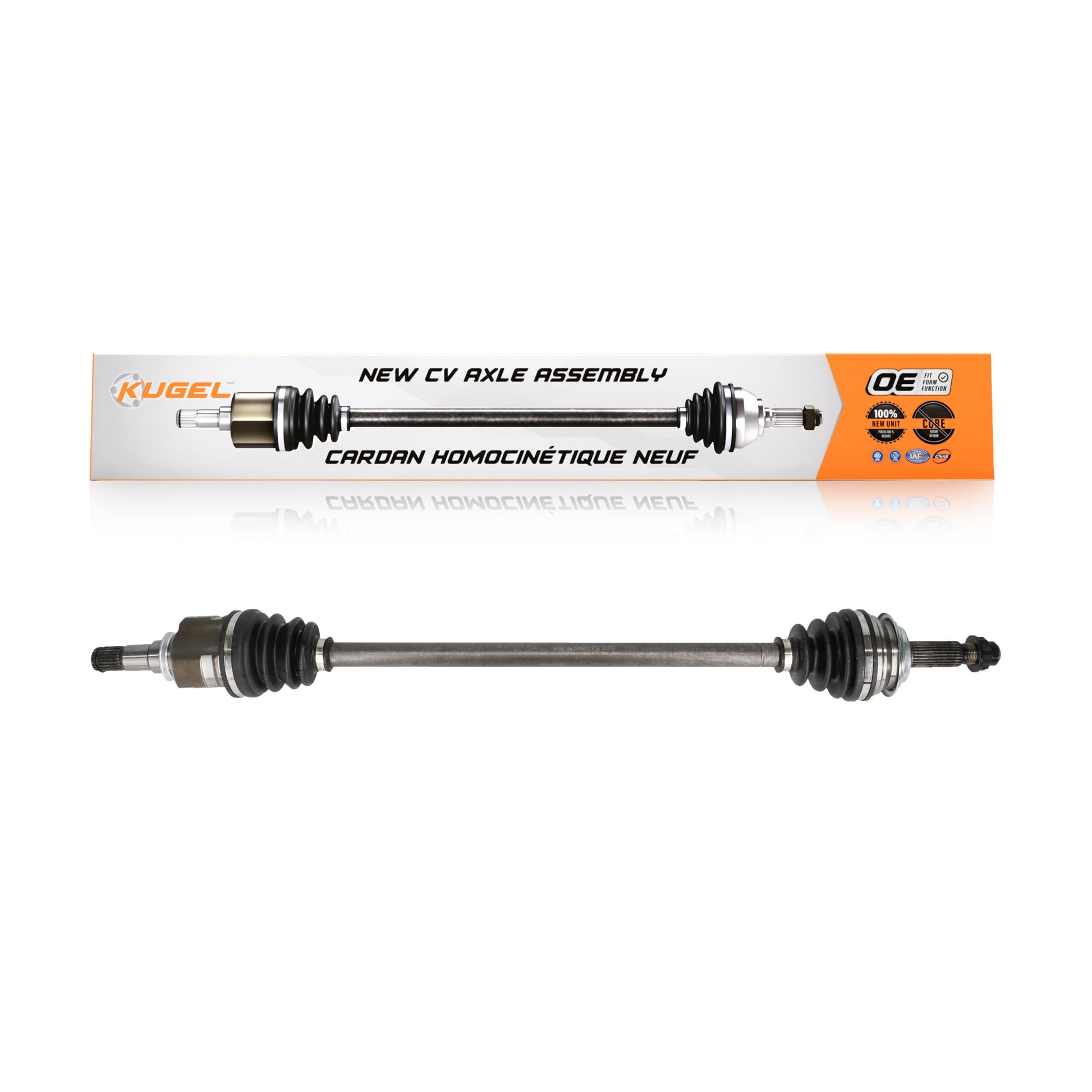 Kugel NCV-TO69452 CV Axle Shaft for 2006-2019 Toyota Yaris - Front Right