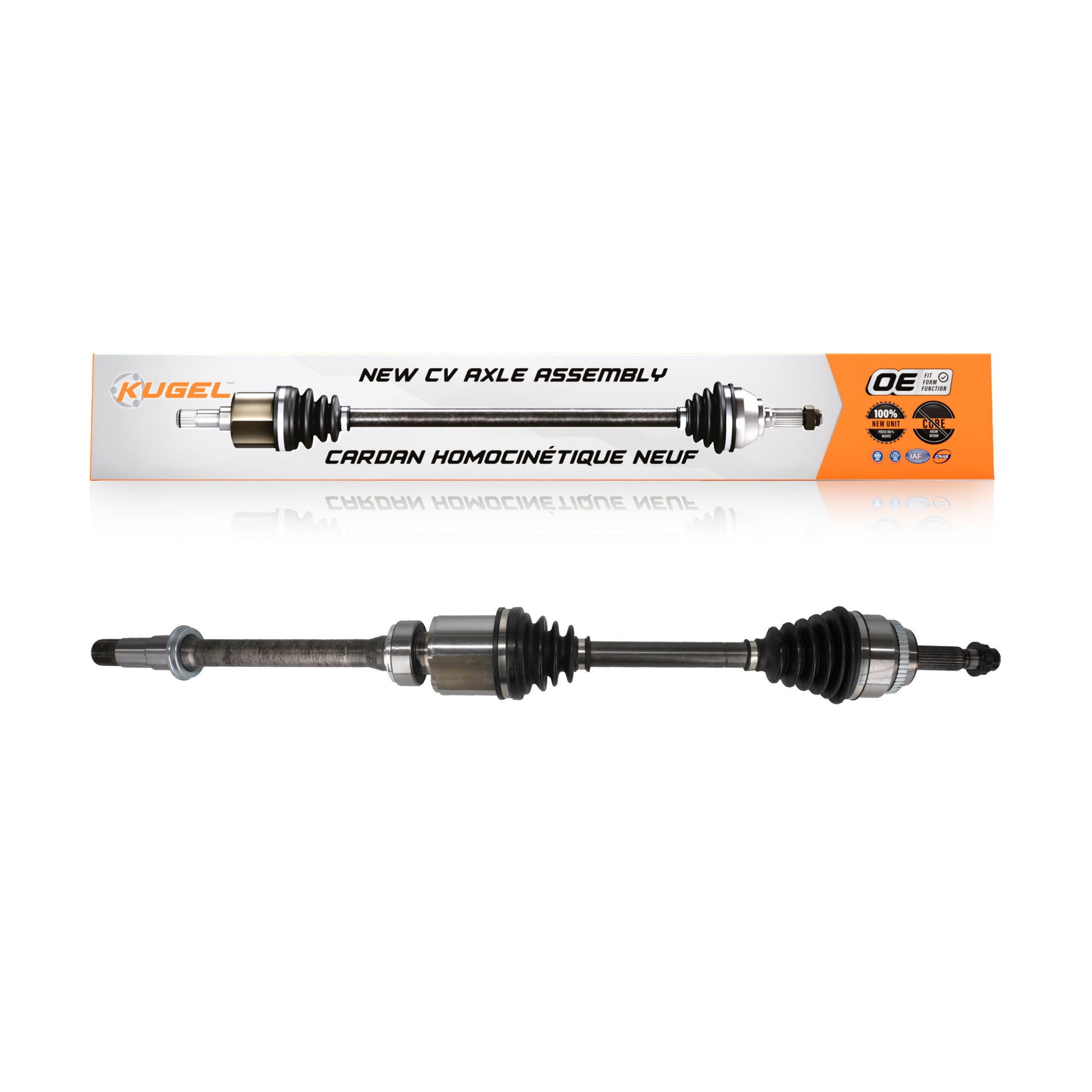 Kugel NCV-TO69456 CV Axle Shaft for 2007-2017 Toyota Camry - Front Right