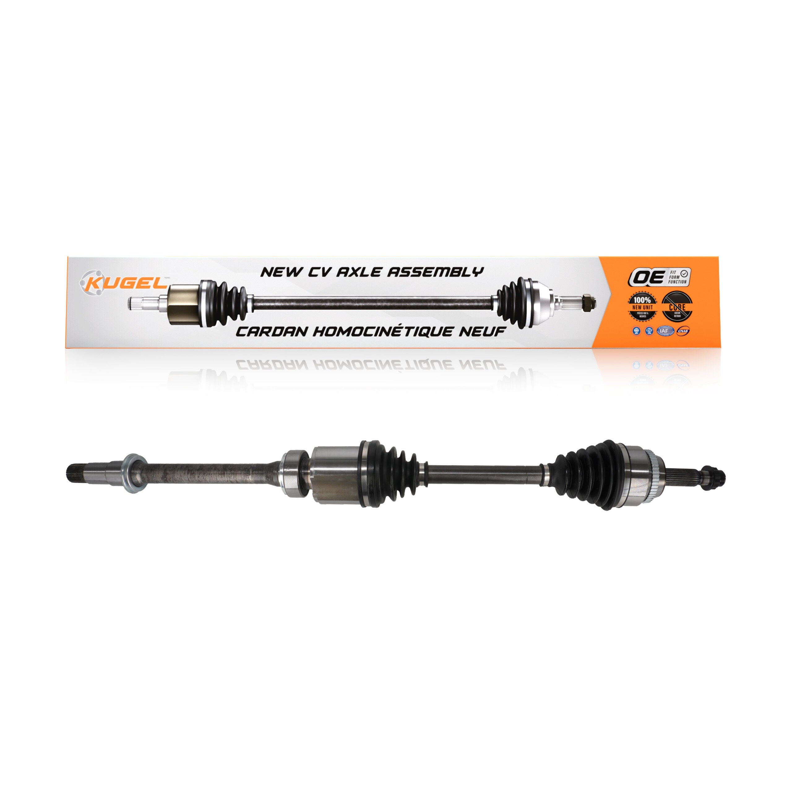 Kugel NCV-TO69456 CV Axle Shaft for 2007-2017 Toyota Camry - Front Right