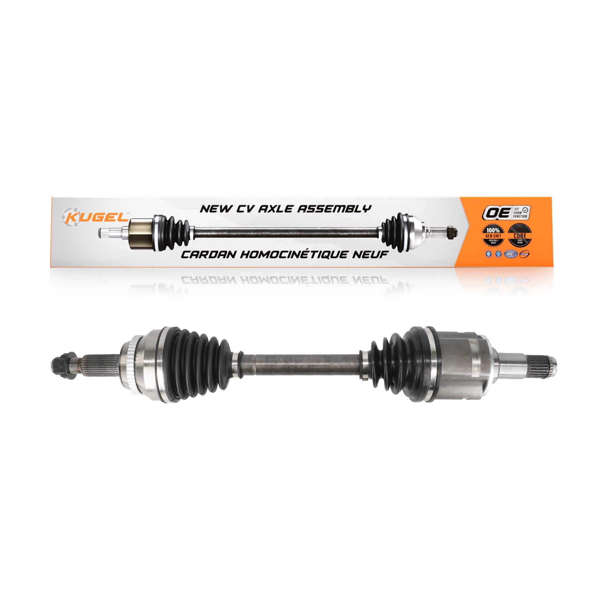 Kugel NCV-TO69500 CV Axle Shaft for 2004-2017 Toyota Camry, Lexus RX350, Toyota Highlander - Front Left
