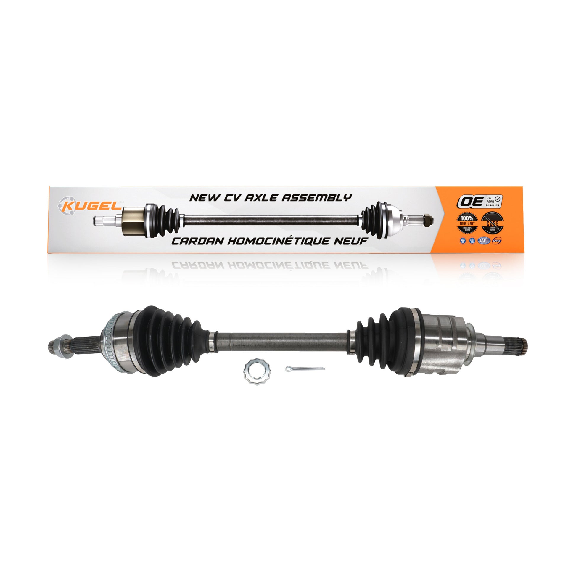 Kugel NCV-TO69505 CV Axle Shaft for 1992-2001 Toyota Solara, Toyota Camry - Front Left