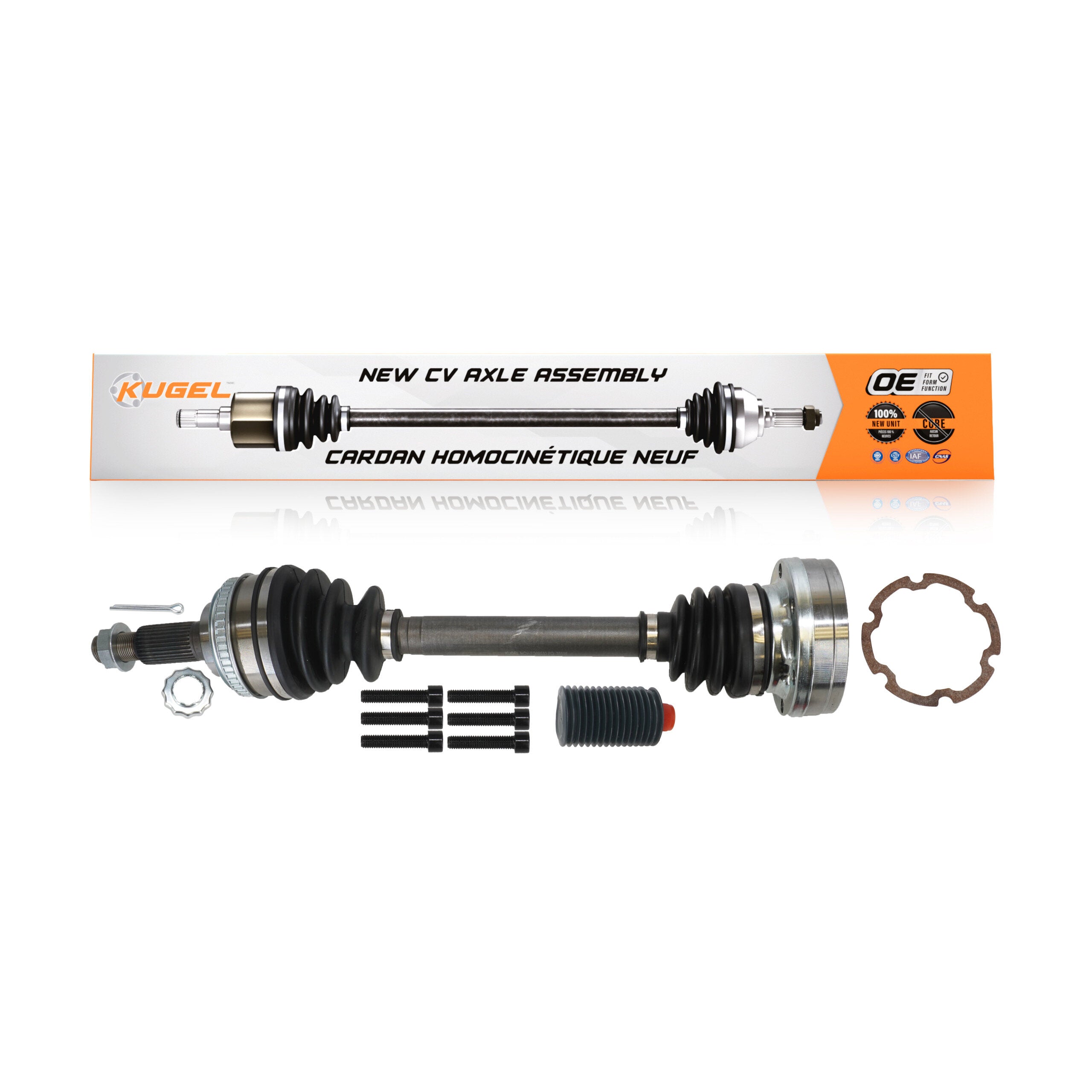 Kugel NCV-TO69530 CV Axle Shaft for 1992-2003 Lexus RX300, Toyota Solara, Toyota Camry - Front Left, Front Right