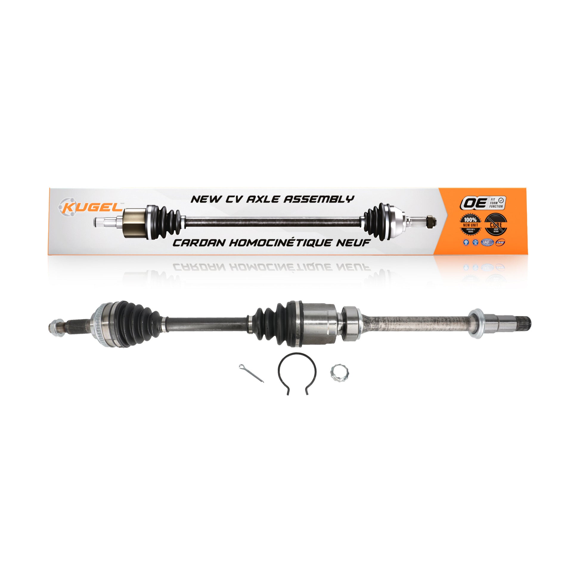 Kugel NCV-TO69544 CV Axle Shaft for 1997-2004 Toyota Solara, Toyota Sienna, Lexus ES300 - Front Right