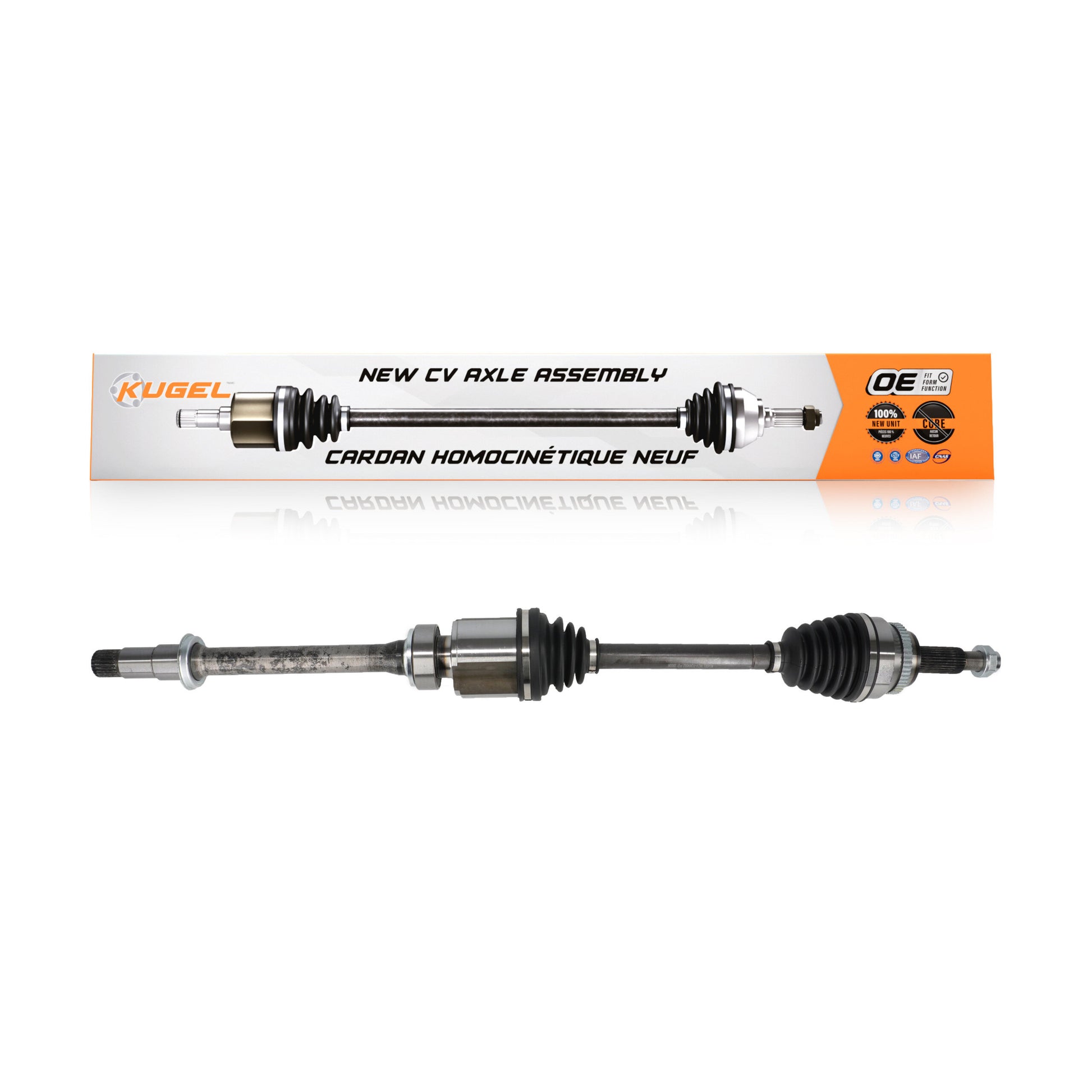 Kugel NCV-TO69582 CV Axle Shaft for 2005-2012 Toyota Camry, Toyota Avalon - Front Right