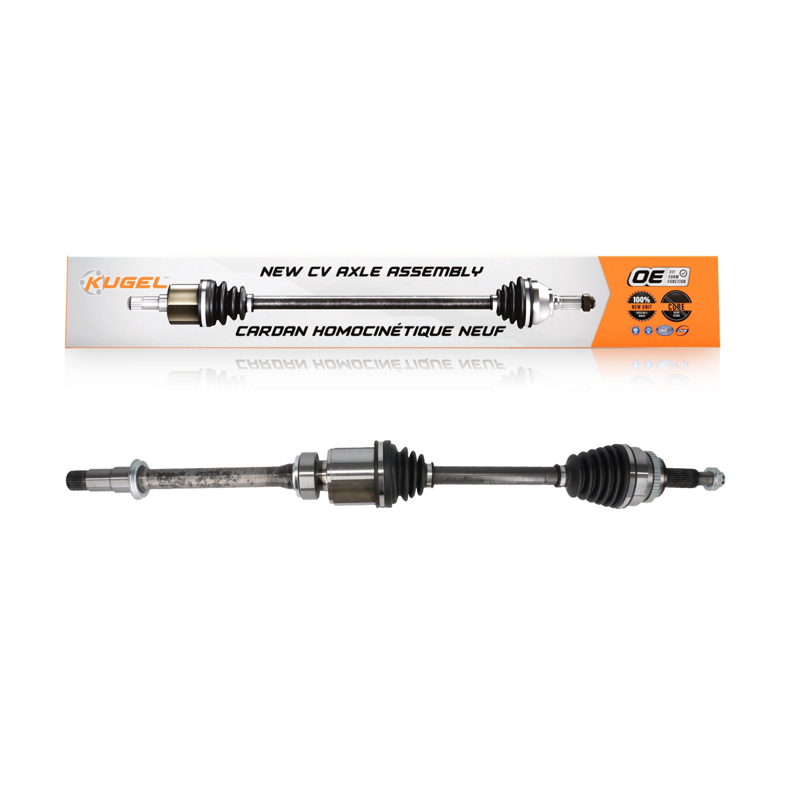 Kugel NCV-TO69582 CV Axle Shaft for 2005-2012 Toyota Camry, Toyota Avalon - Front Right