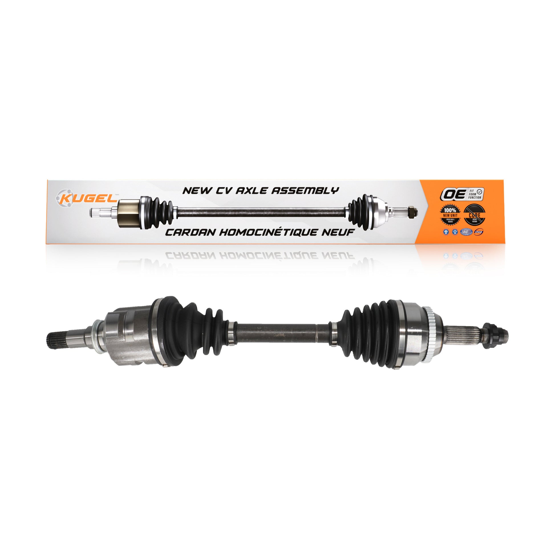 Kugel NCV-TO69583 CV Axle Shaft for 2003-2008 Toyota Corolla - Front Left