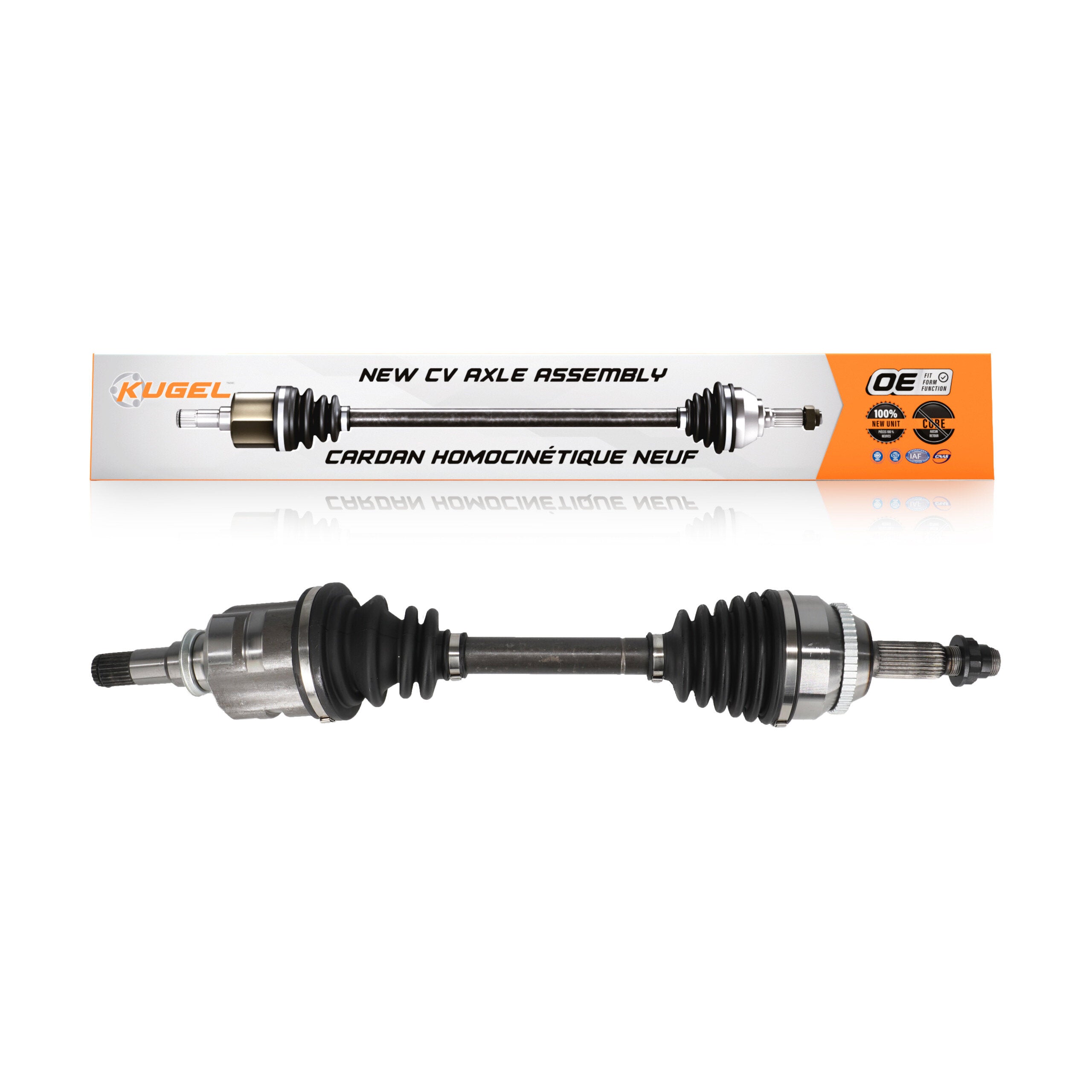 Kugel NCV-TO69583 CV Axle Shaft for 2003-2008 Toyota Corolla - Front Left