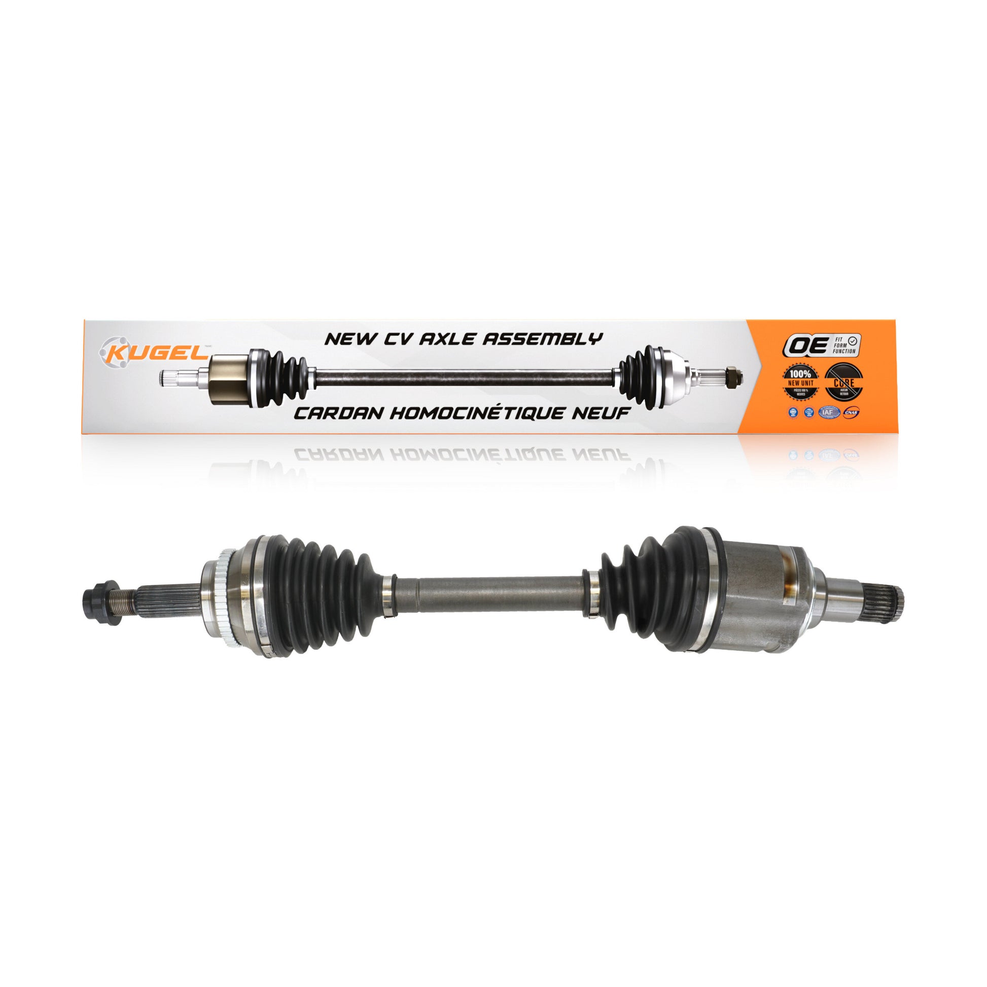 Kugel NCV-TO69602 CV Axle Shaft for 2001-2010 Scion tC, Toyota RAV4 - Front Left