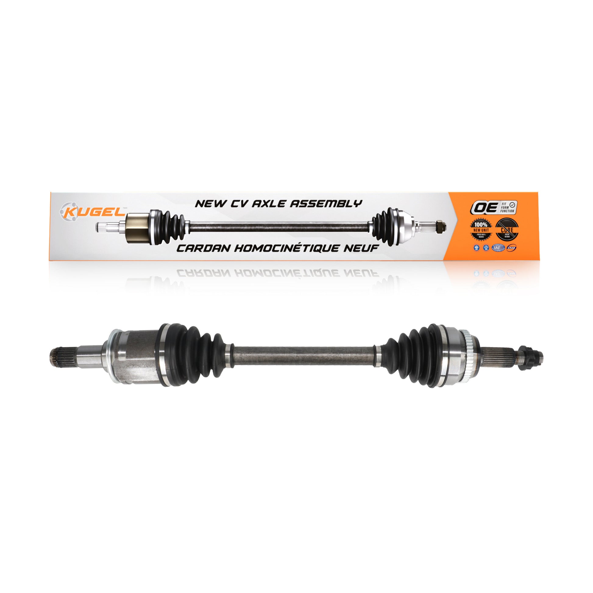 Kugel NCV-TO69607 CV Axle Shaft for 2004-2010 Toyota Sienna - Front Left