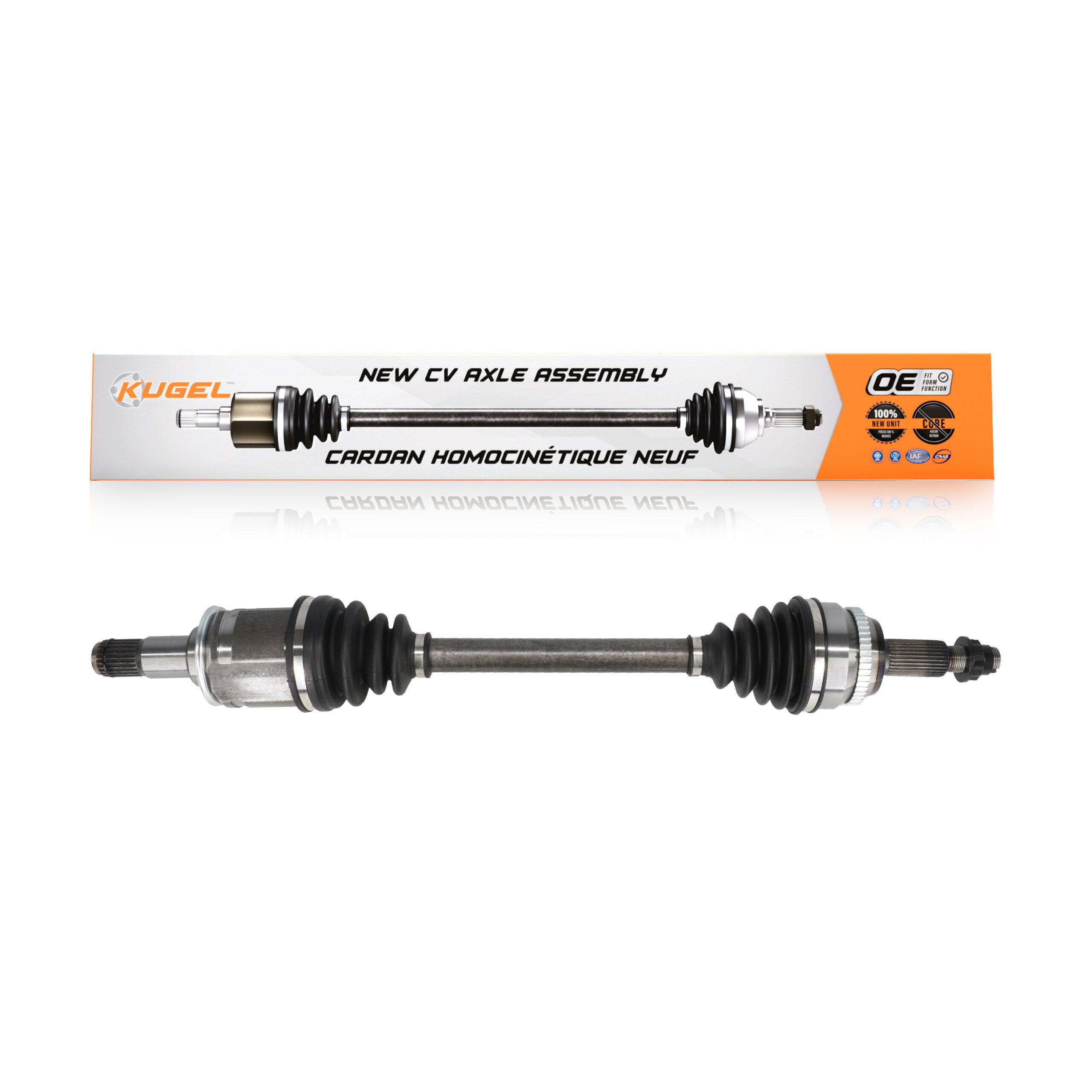 Kugel NCV-TO69607 CV Axle Shaft for 2004-2010 Toyota Sienna - Front Left