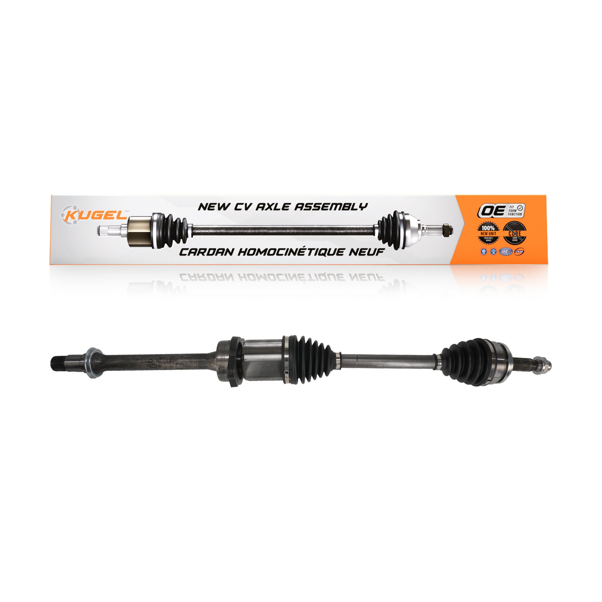 Kugel NCV-TO86057 CV Axle Shaft for 2018-2022 Toyota C-HR - Front Right