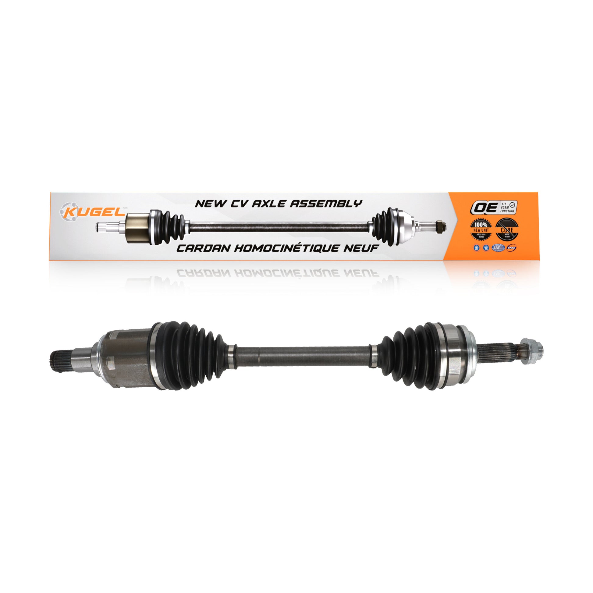 Kugel NCV-TO86059 CV Axle Shaft for 2018-2022 Toyota C-HR - Front Left