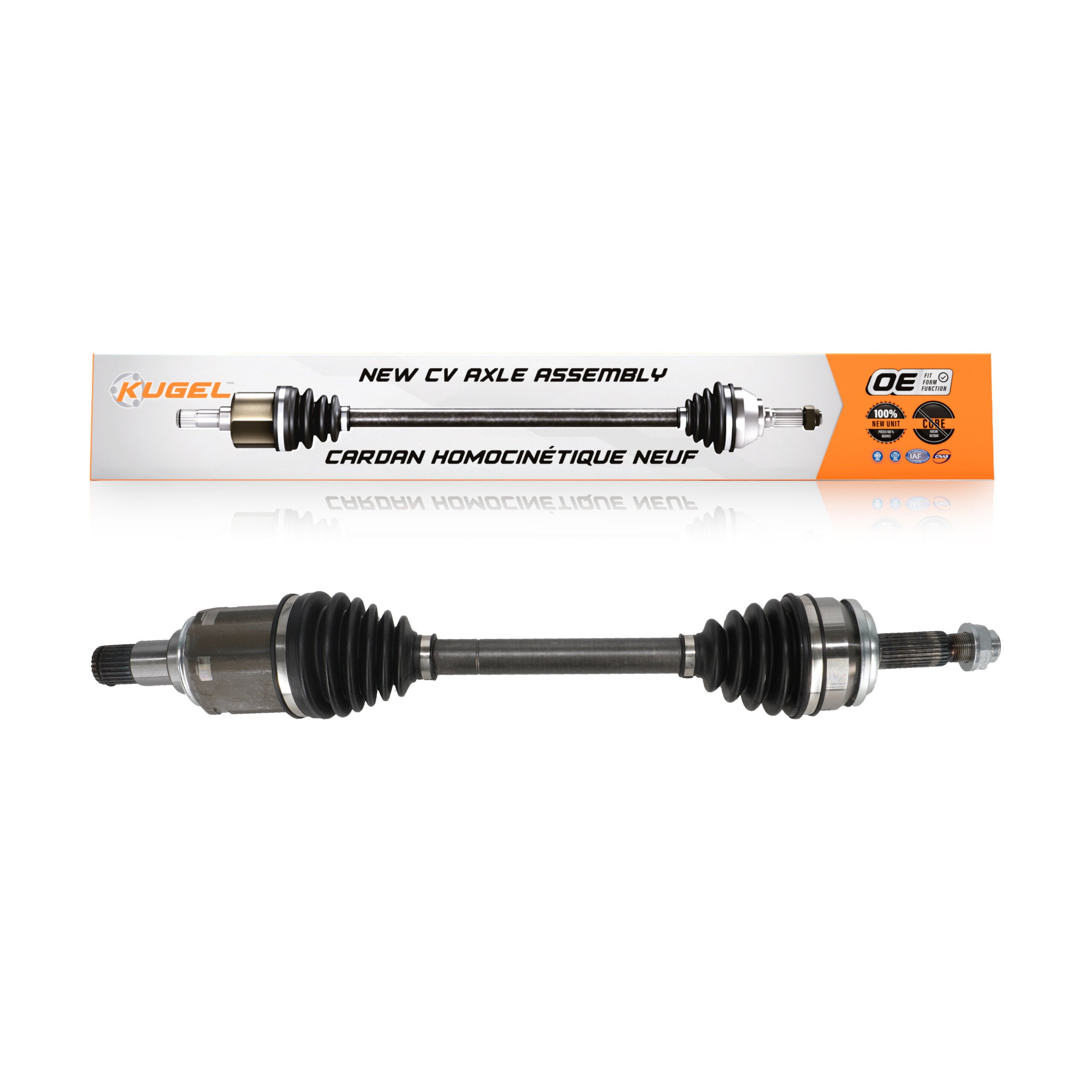 Kugel NCV-TO86059 CV Axle Shaft for 2018-2022 Toyota C-HR - Front Left